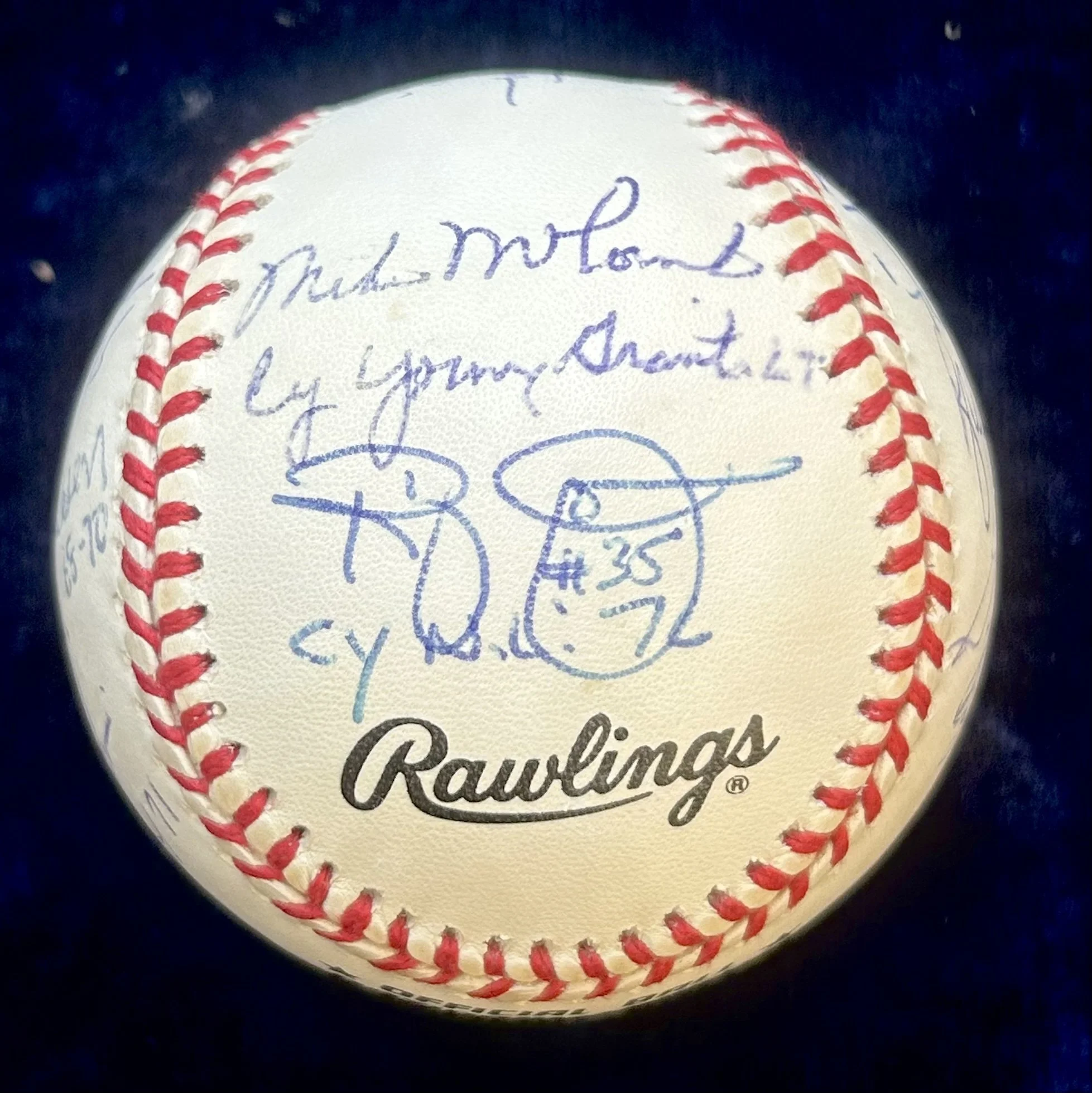 1967 -1984 National League Cy Young Award Winners Signed Baseball