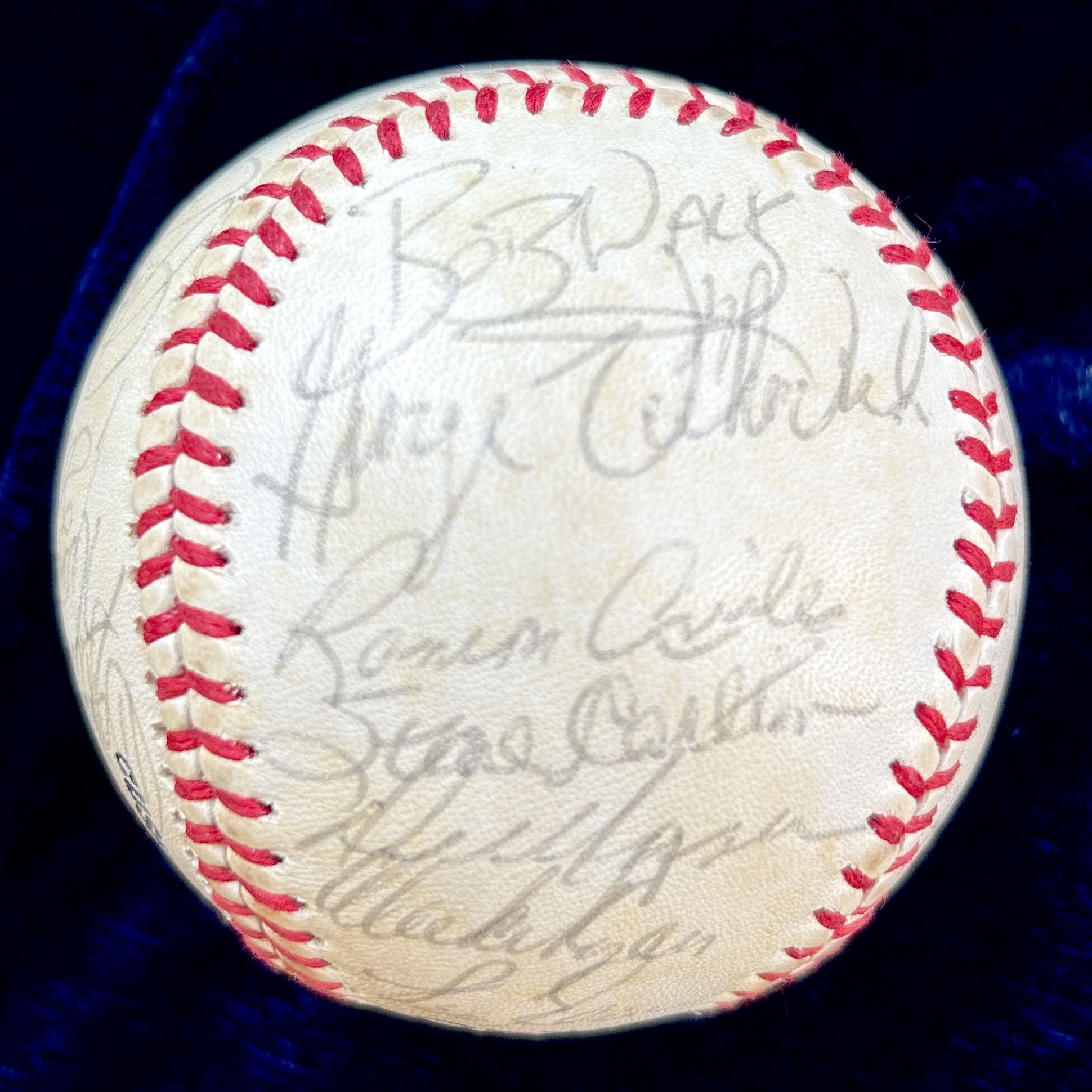 1980 World Series Champion Philadelphia Phillies Team Signed (26) Official National League Baseball. Mike Schmidt, Steve Carlton. JSA