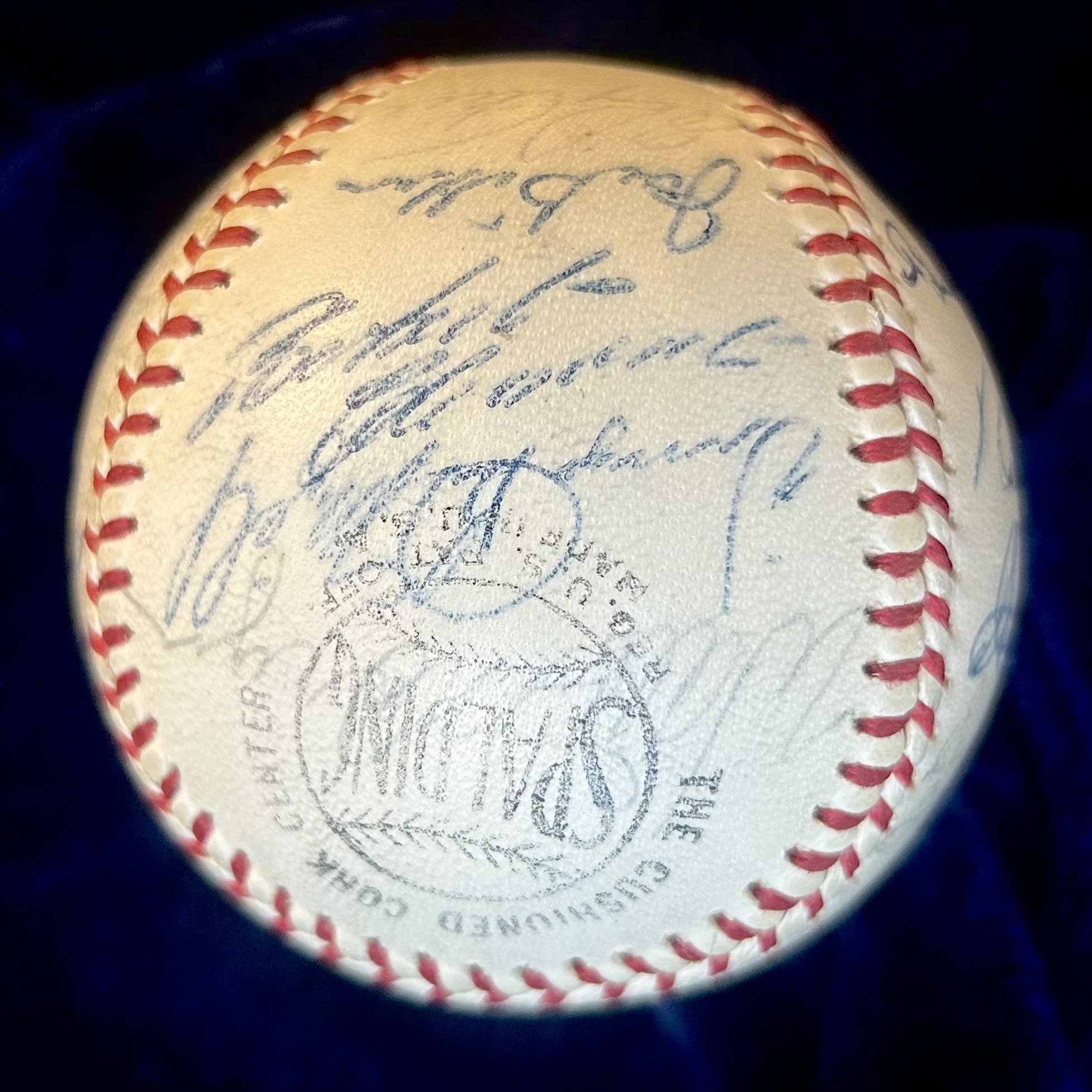 1961 Pittsburgh Pirates Signed (21) Official National League Baseball. Roberto Clemente, Don Hoak, Bob Friend, Bill Virdon, Clem Labine, Smoky Burgess. PSA, Beckett