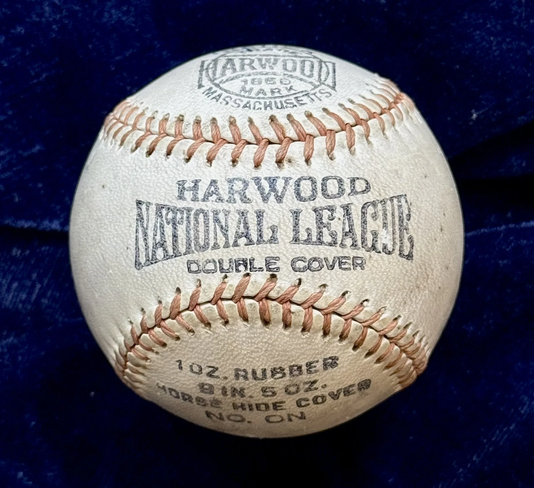 Babe Ruth Single Signed Baseball. Circa 1947. Excellent Provenance. PSA