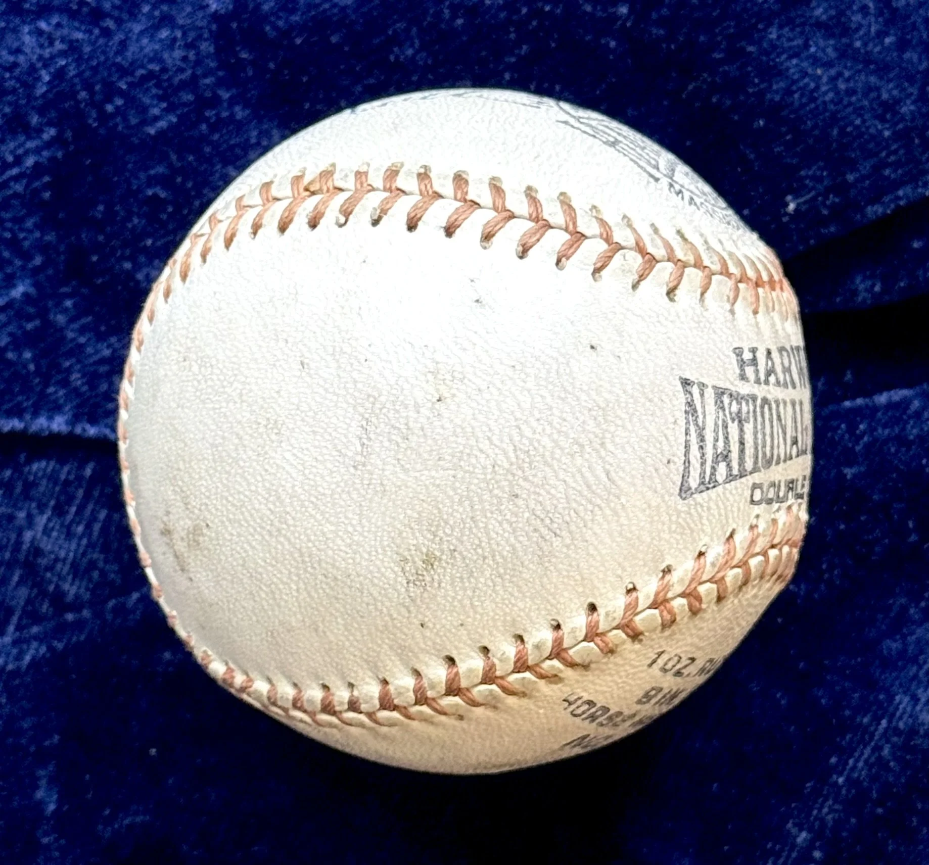 Babe Ruth Single Signed Baseball. Circa 1947. Excellent Provenance. PSA