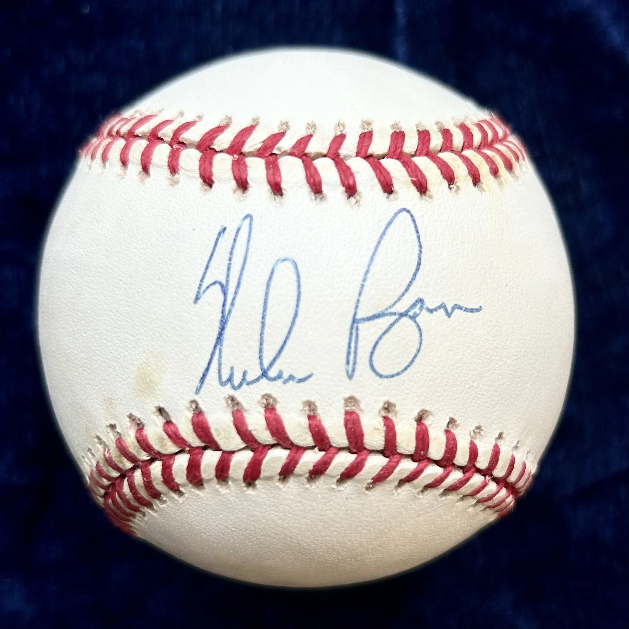 Nolan Ryan Signed Official American League Baseball. PSA