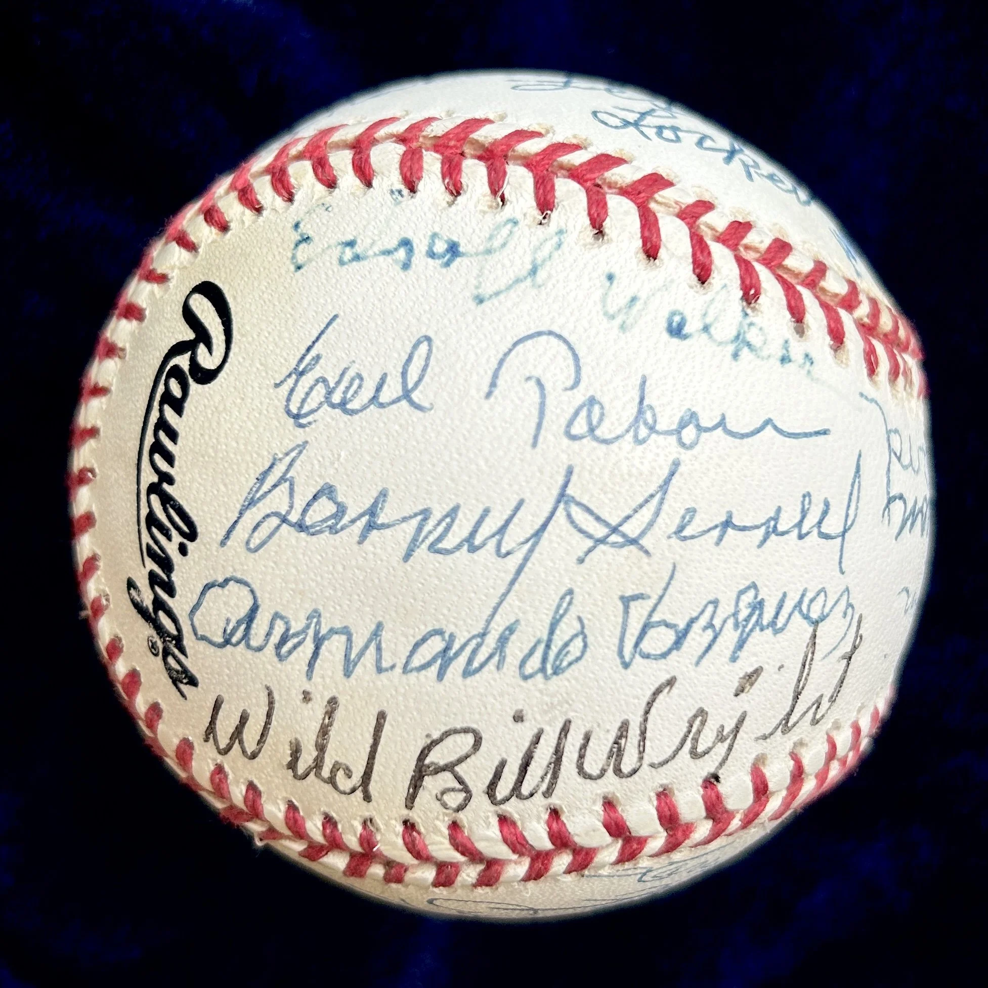 Negro League Stars Multi-Signed (22) Official National League Baseball. Leonard, Irvin, Jenkins. PSA