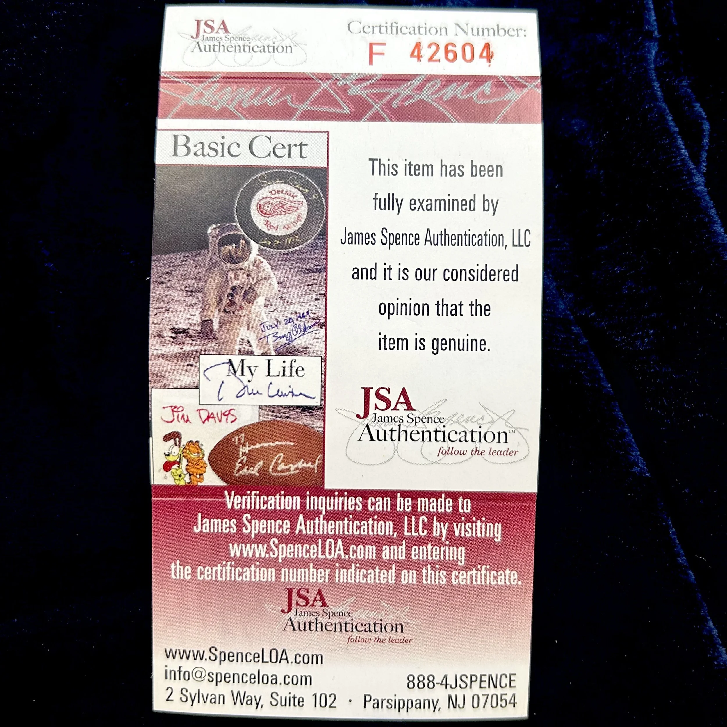 Bob Feller Signed Official American League Baseball. JSA