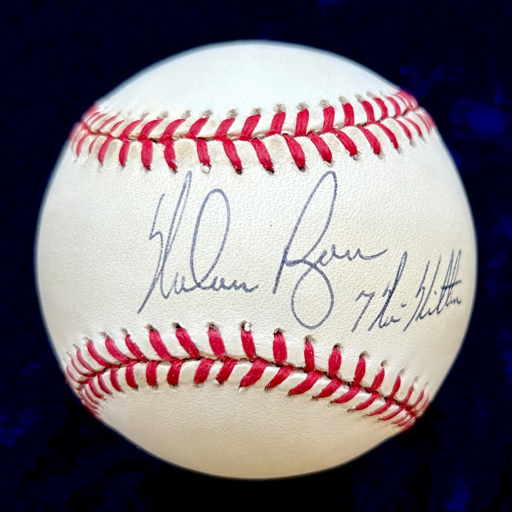 Nolan Ryan "7 No-Hitters" Signed Official National League Baseball. JSA