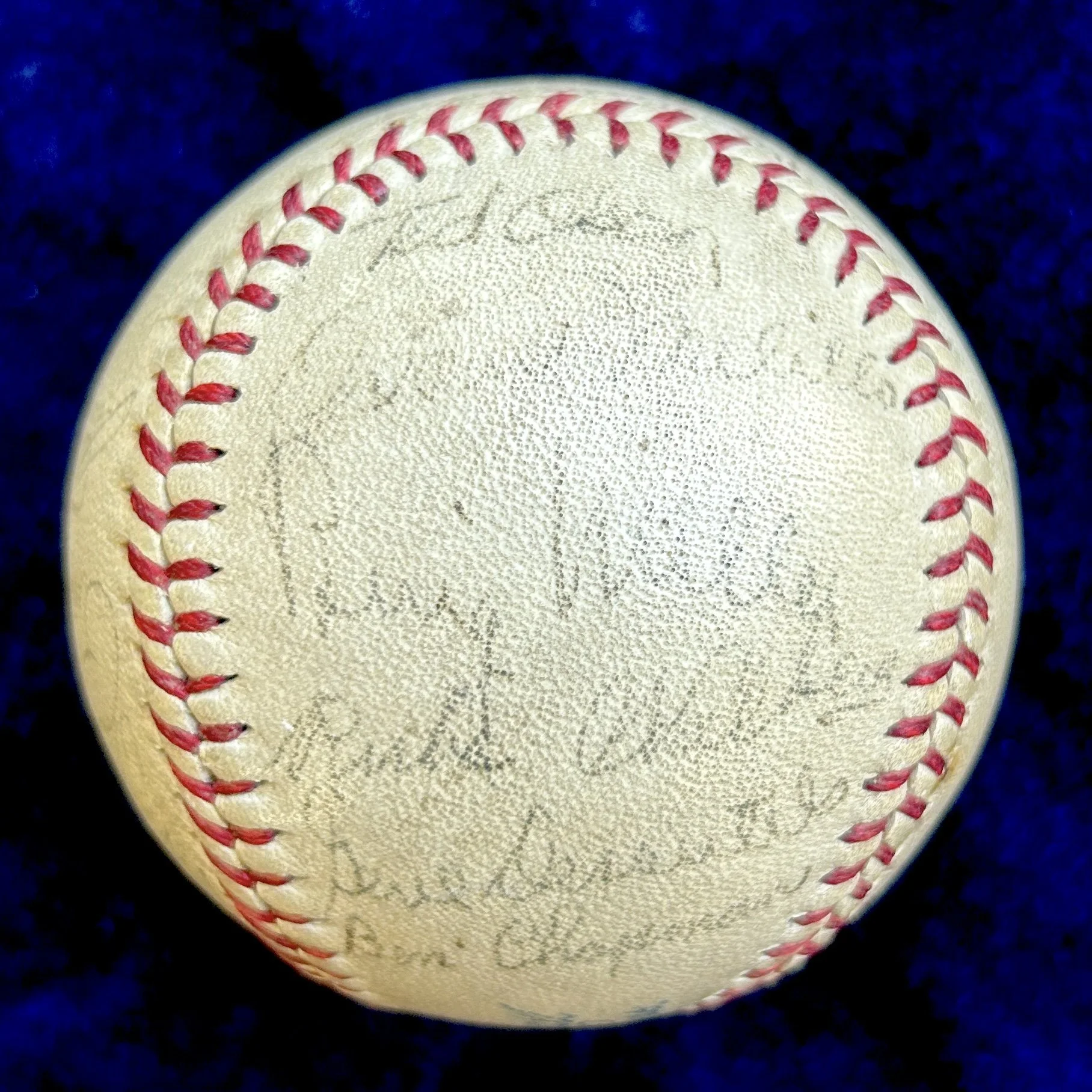 1937 Boston Red Sox Team Signed (22) Official American League Baseball. Jimmie Foxx, Lefty Grove, Herb Pennock, Joe Cronin, Bobby Doerr. PSA