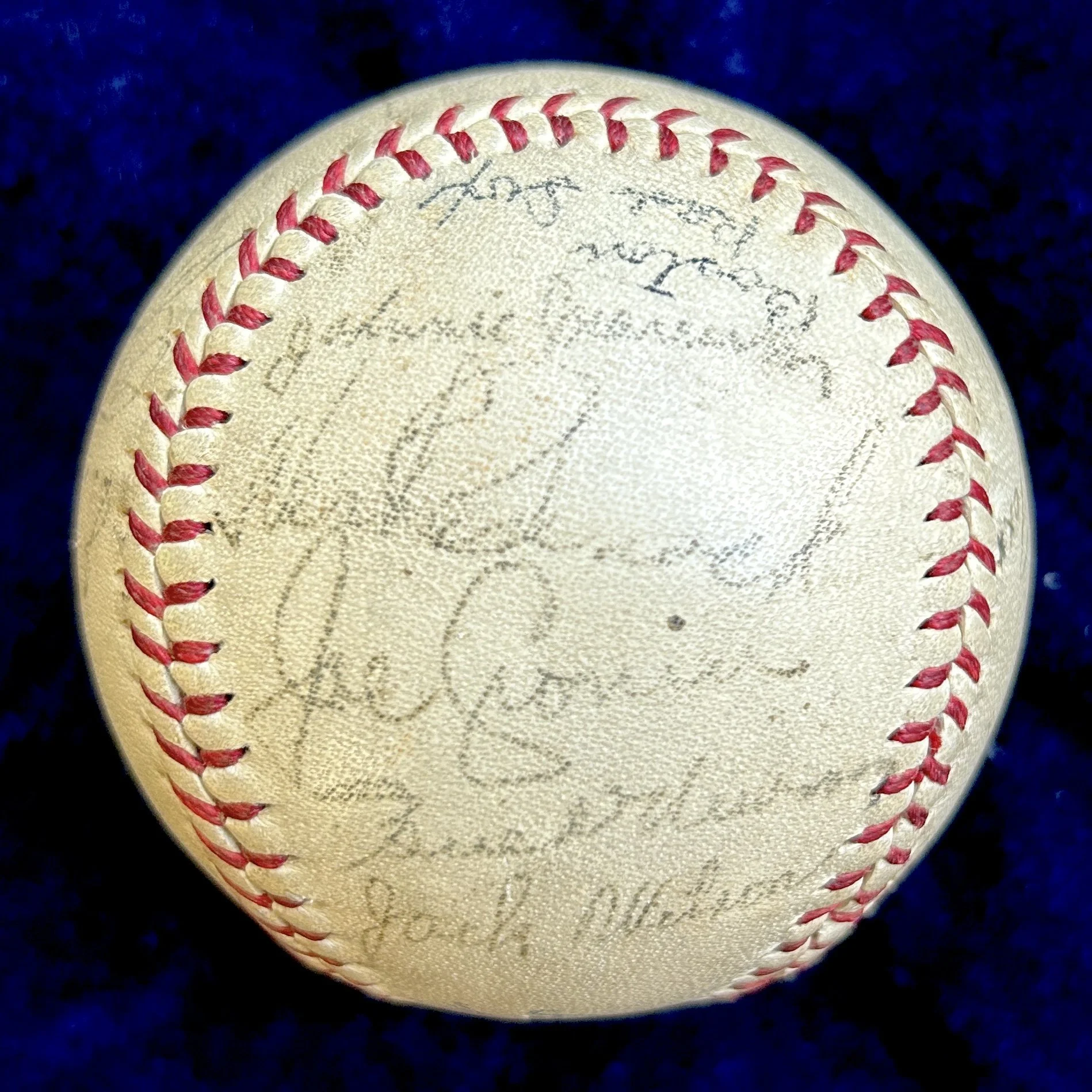 1937 Boston Red Sox Team Signed (22) Official American League Baseball. Jimmie Foxx, Lefty Grove, Herb Pennock, Joe Cronin, Bobby Doerr. PSA