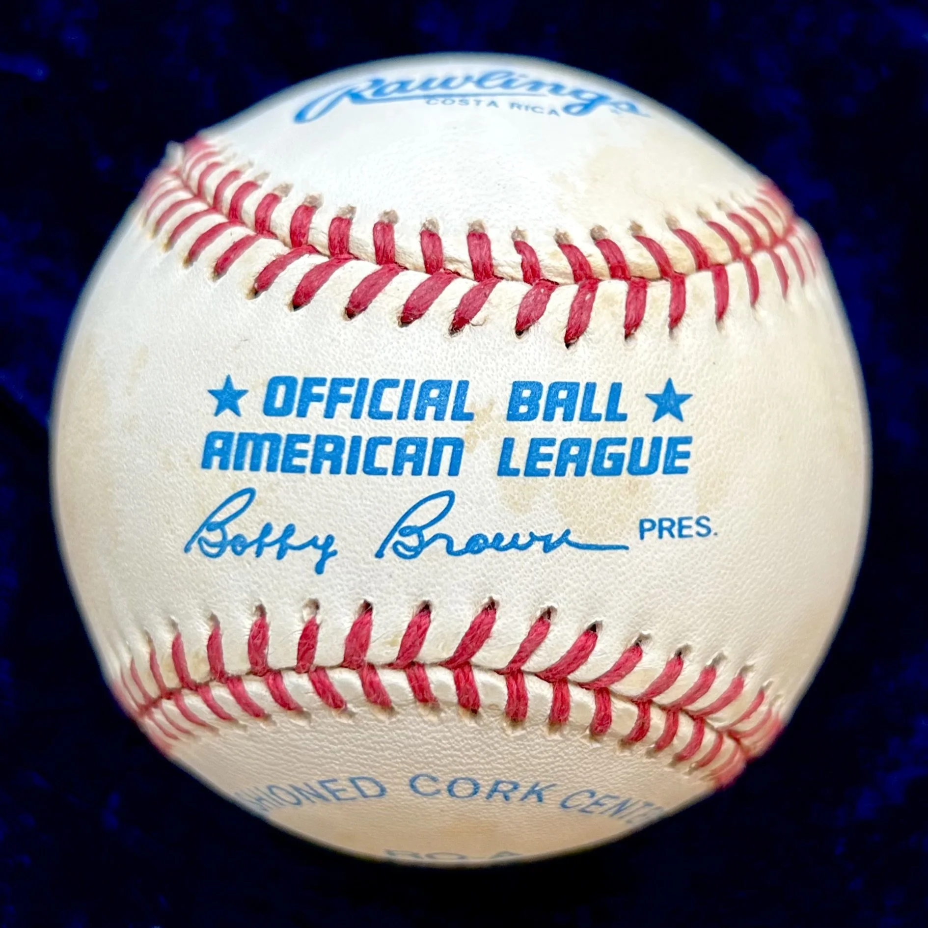 Mickey Mantle Signed "No. 7" Official American League Baseball. Beckett.