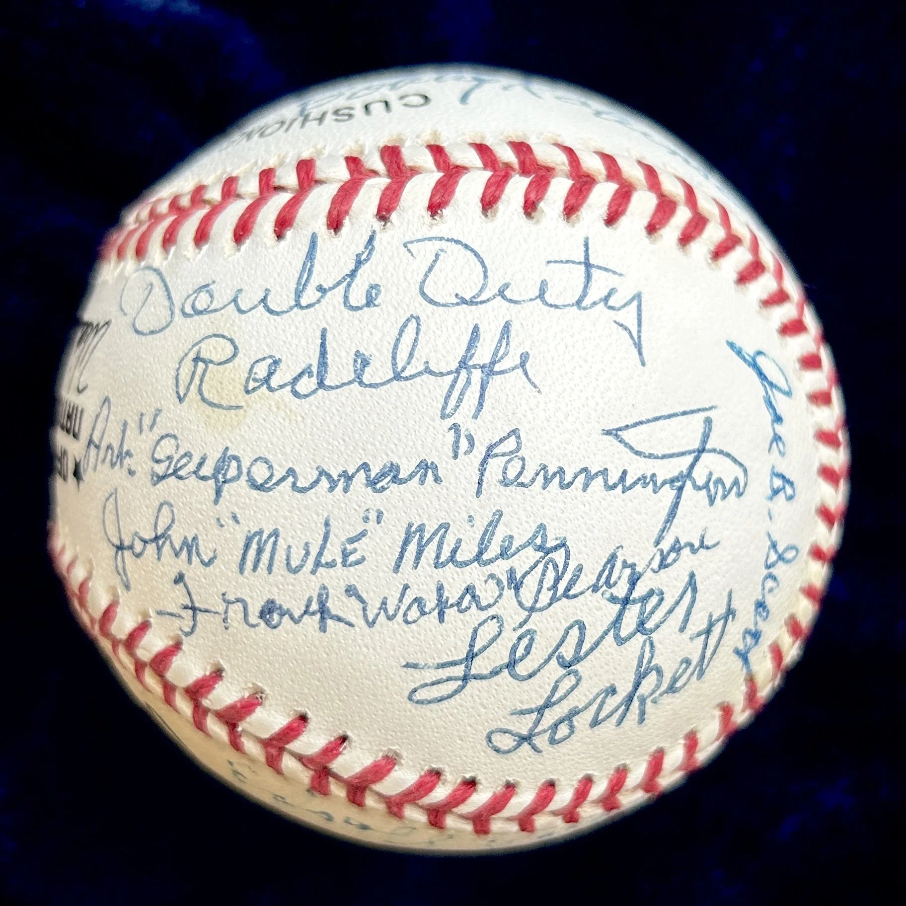 Negro League Stars Multi-Signed (22) Official National League Baseball. Leonard, Irvin, Jenkins. PSA