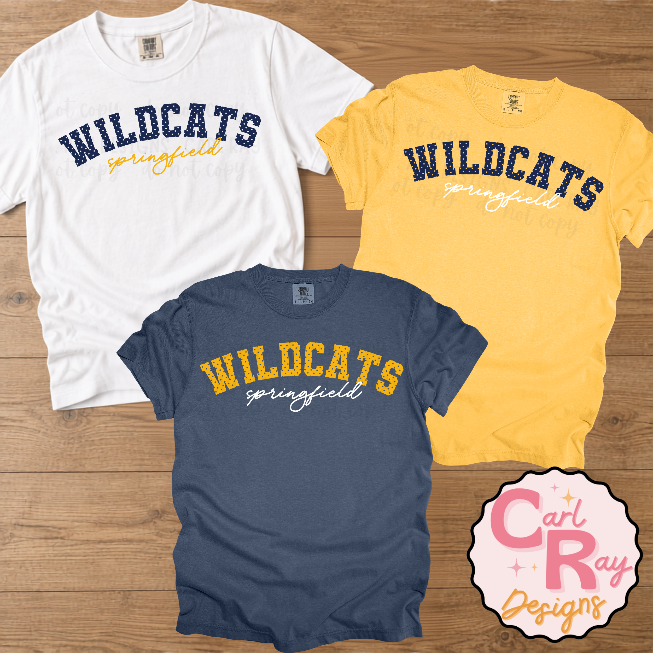Springfield Wildcats polka dots
