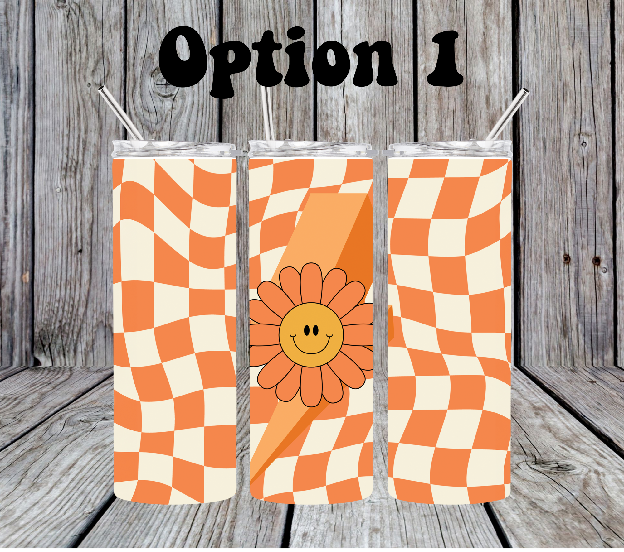 Retro Daisy Tumblers (5 options)