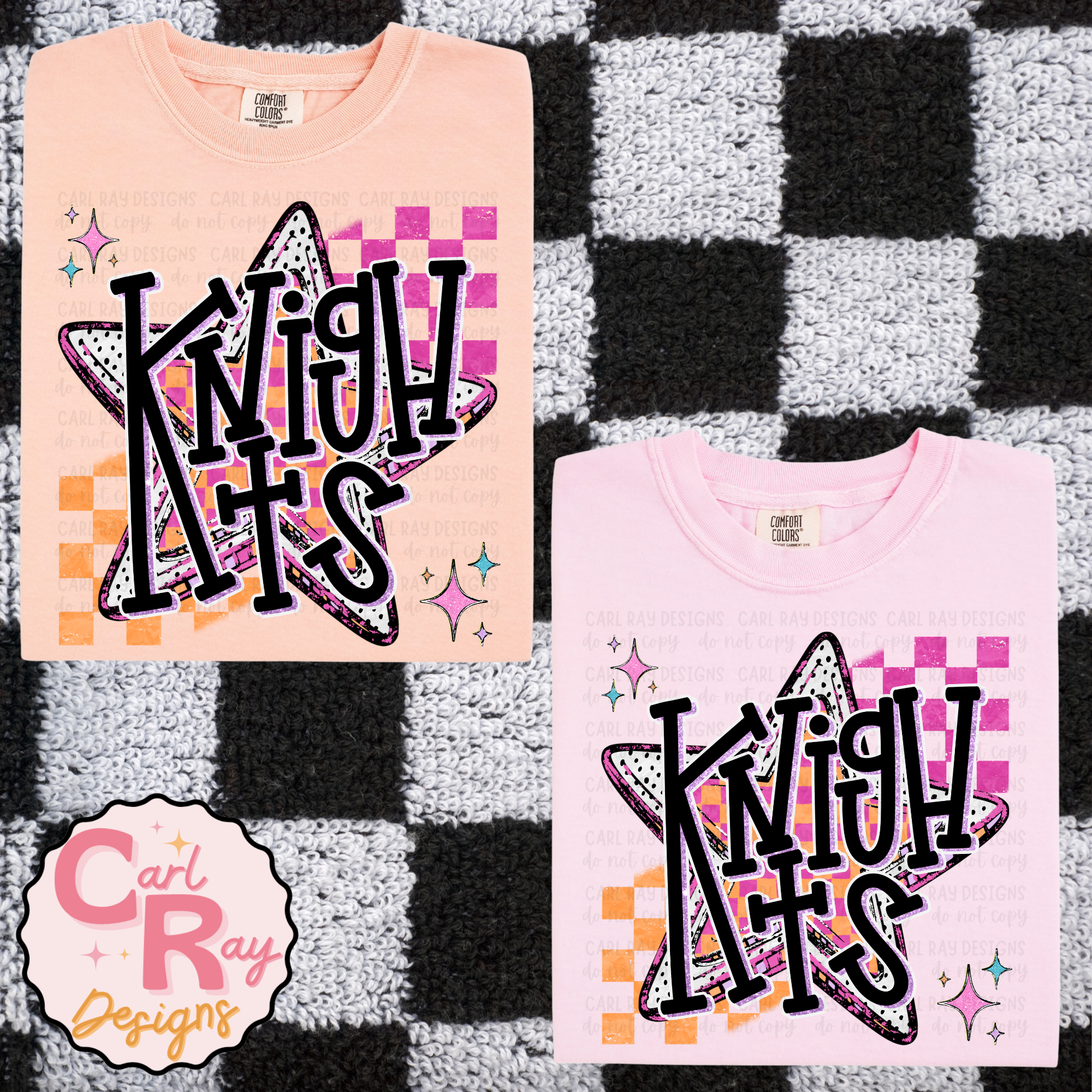 Star and Checks- Knights