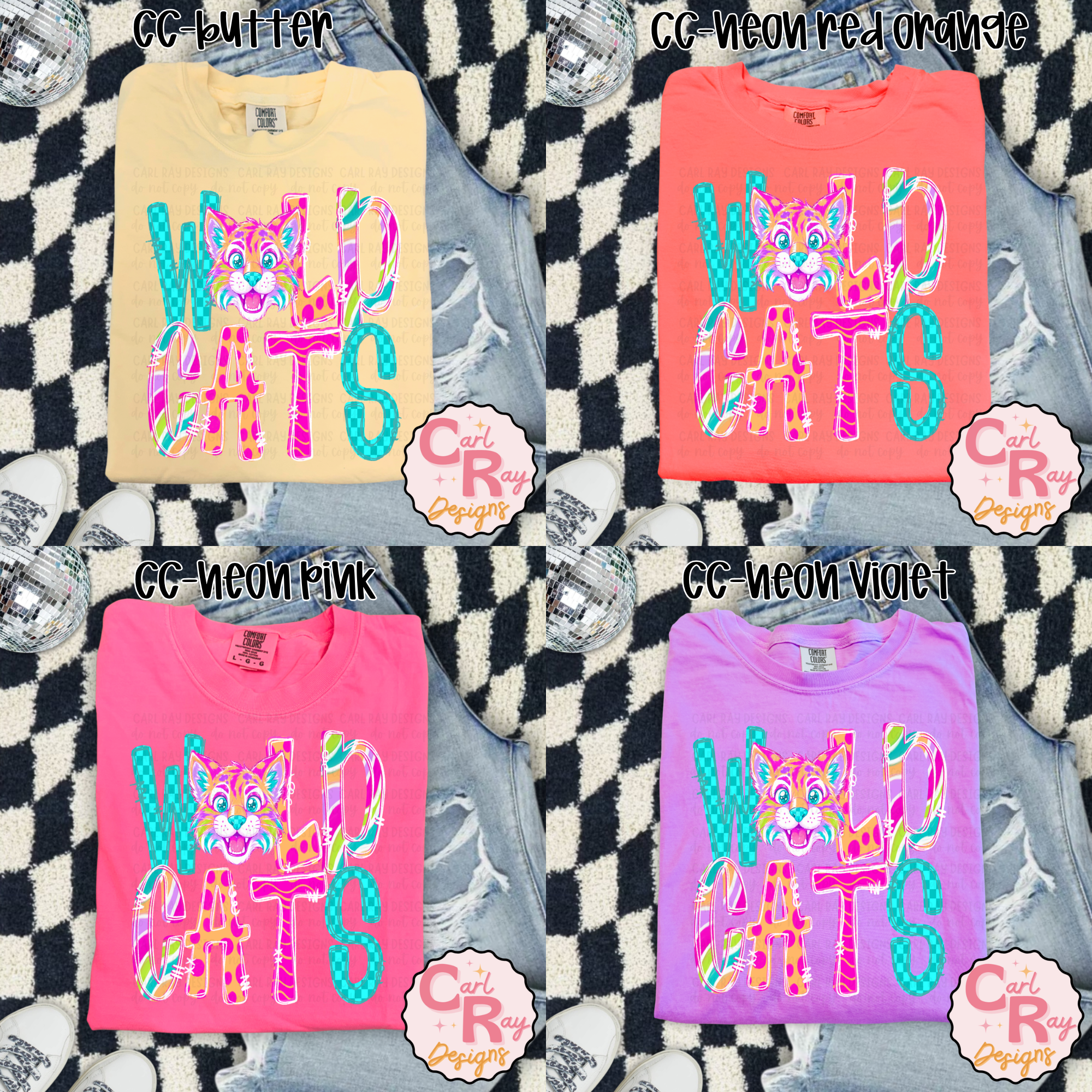 90s Neon Wildcats