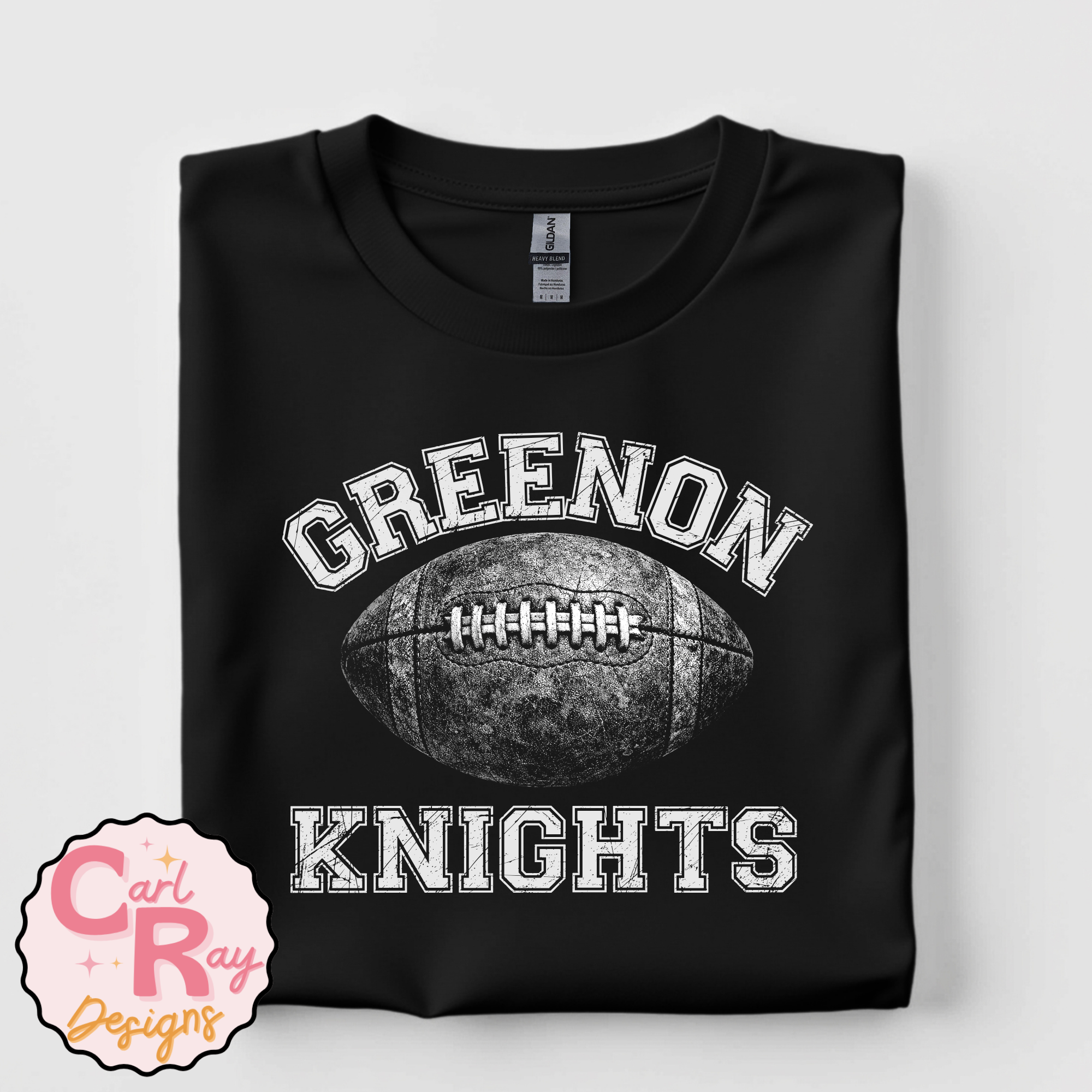 Knights Distressed Football