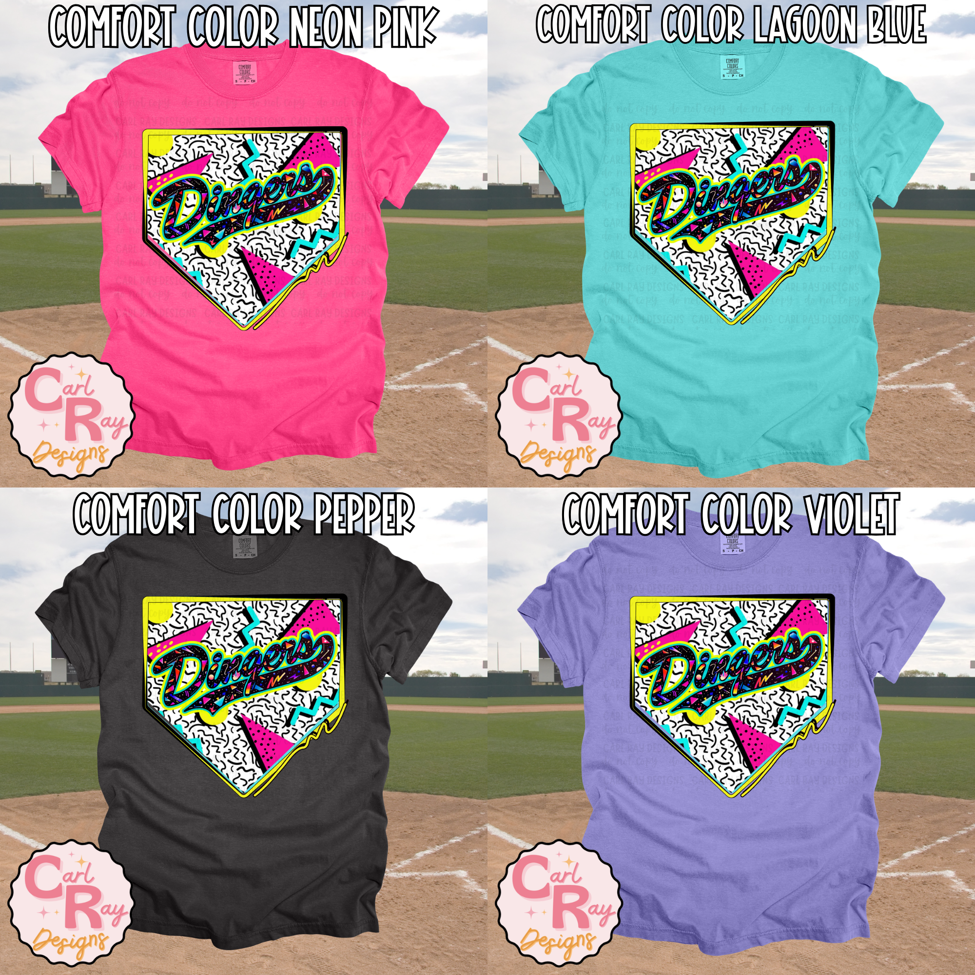 90s Dingers Home Plate