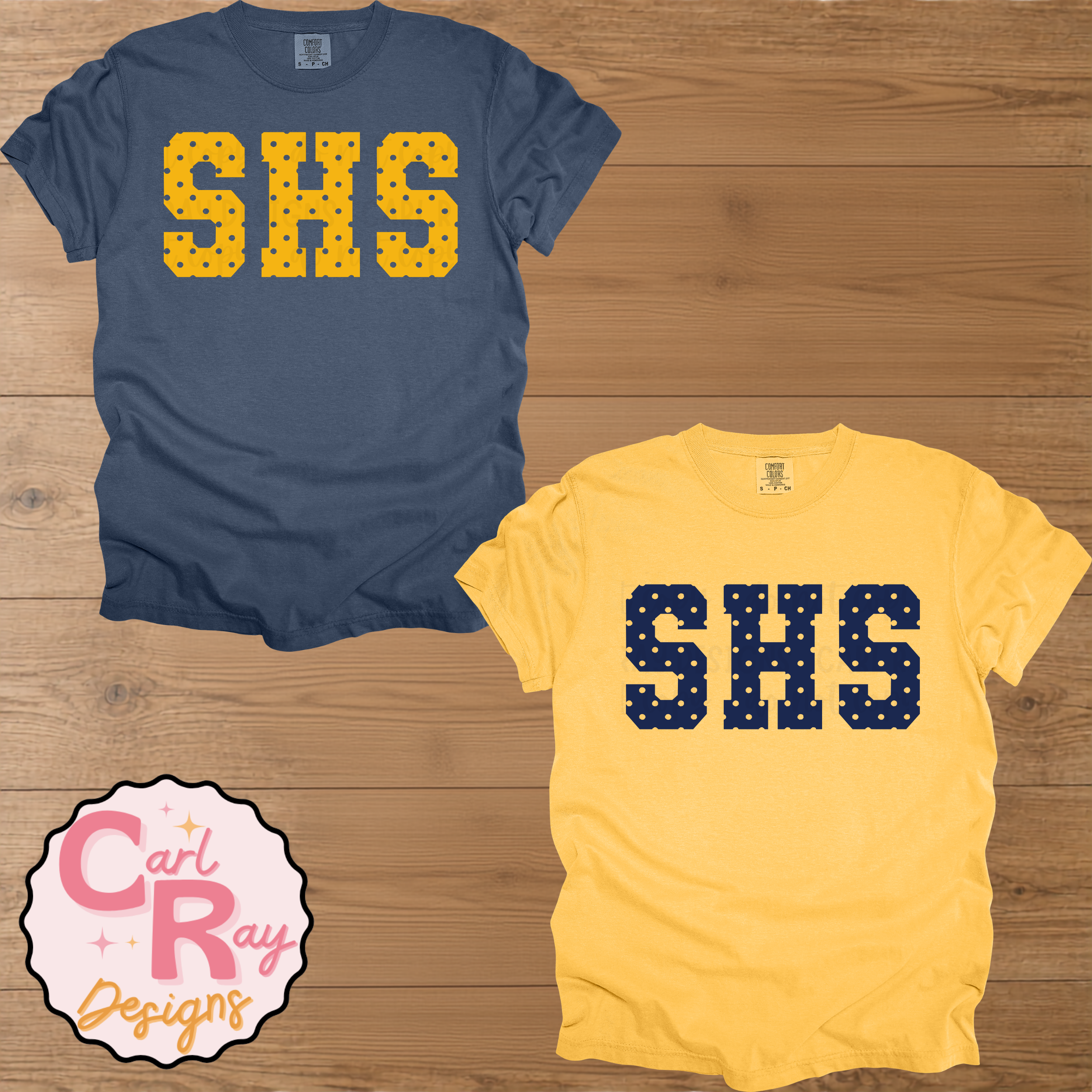 SHS polka dots