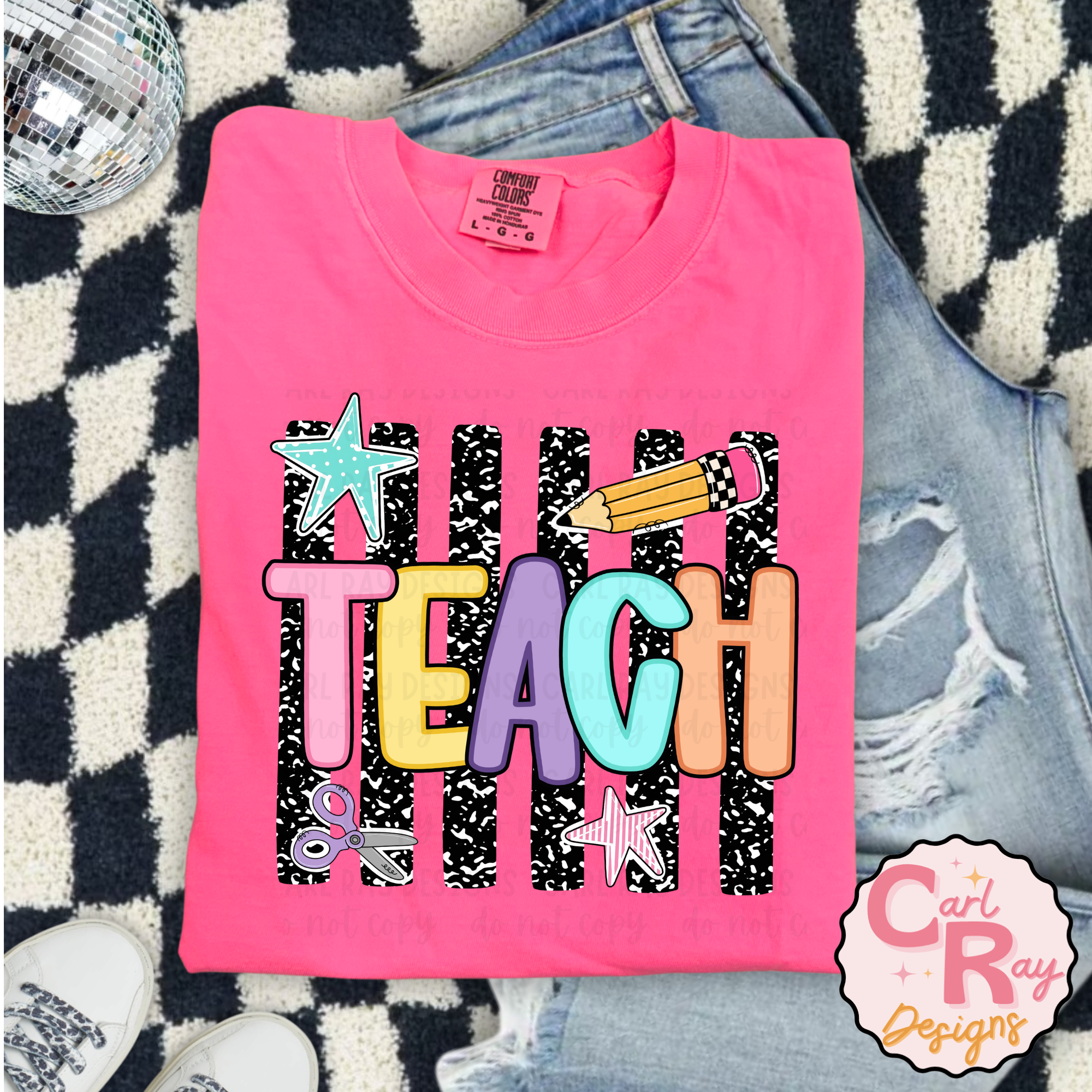Teach Composition Stripes