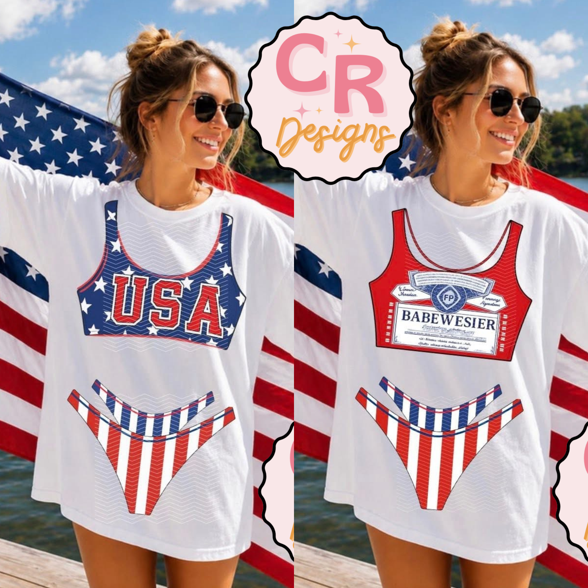 Patriotic Bathing Suit
