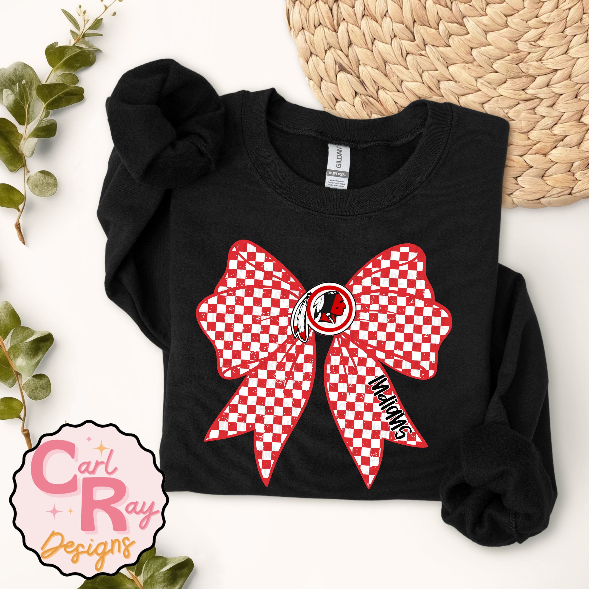Checkered Bow- Indians