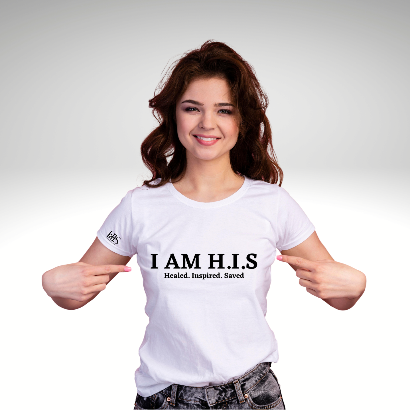 "I AM H.I.S" White T-Shirt