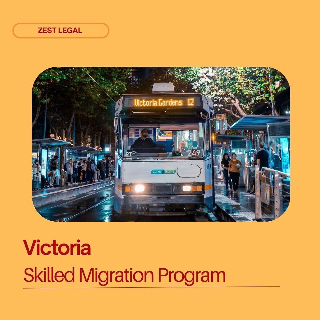 If you&rsquo;re seeking immigration advice about skilled visa pathways for VIC, reach out to our team on hi@zestlegal.com.au or call 1300079743 🧡✈️🌏

DISCLAIMER: This disclaimer applies to all social media posts from Zest Legal. Content in posts do