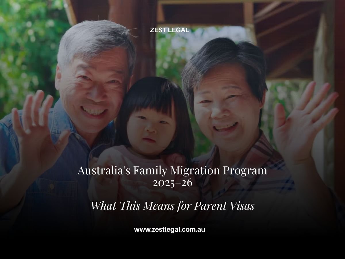 Australia Confirms Parent Visa Caps for 2025–26: What This Means for Parent Visas