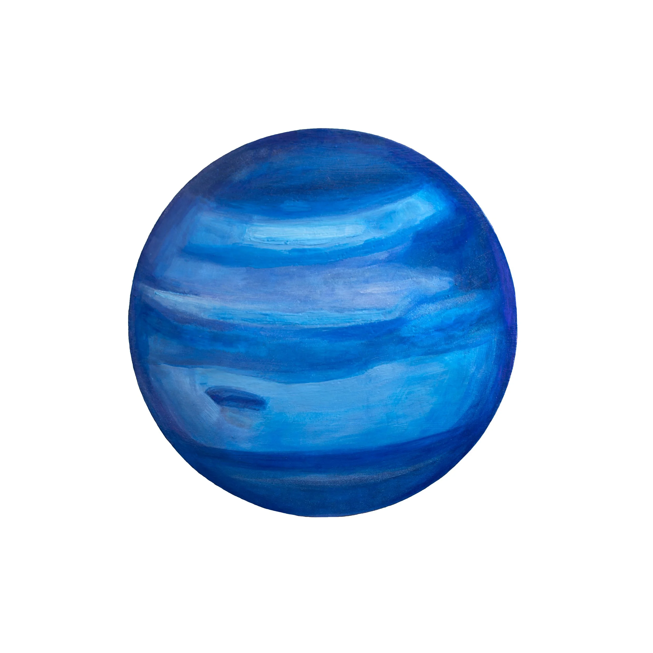 "Planet Neptune" Acrylic painting