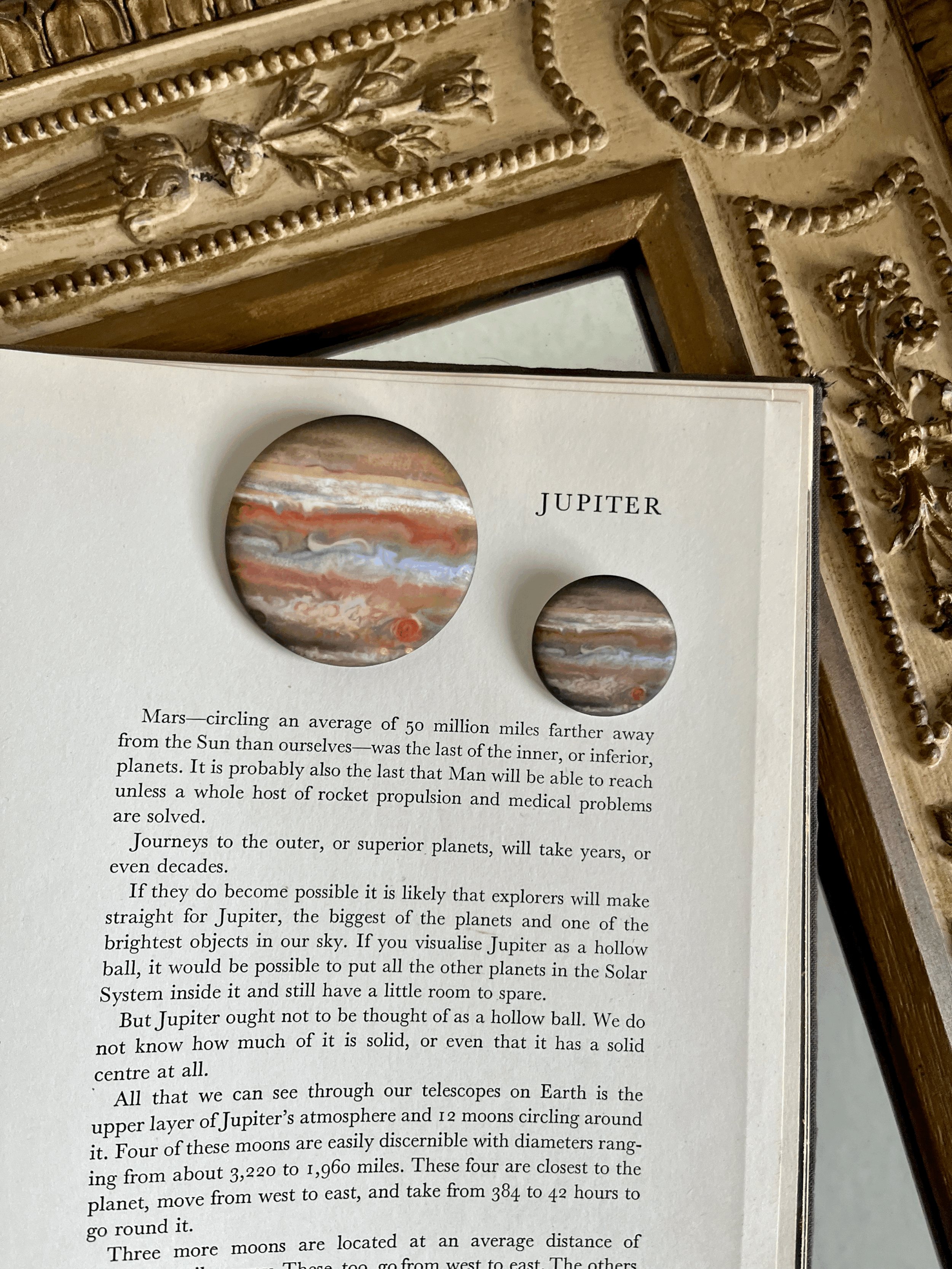 Jupiter pin- Jupiter planet- astronomy painting