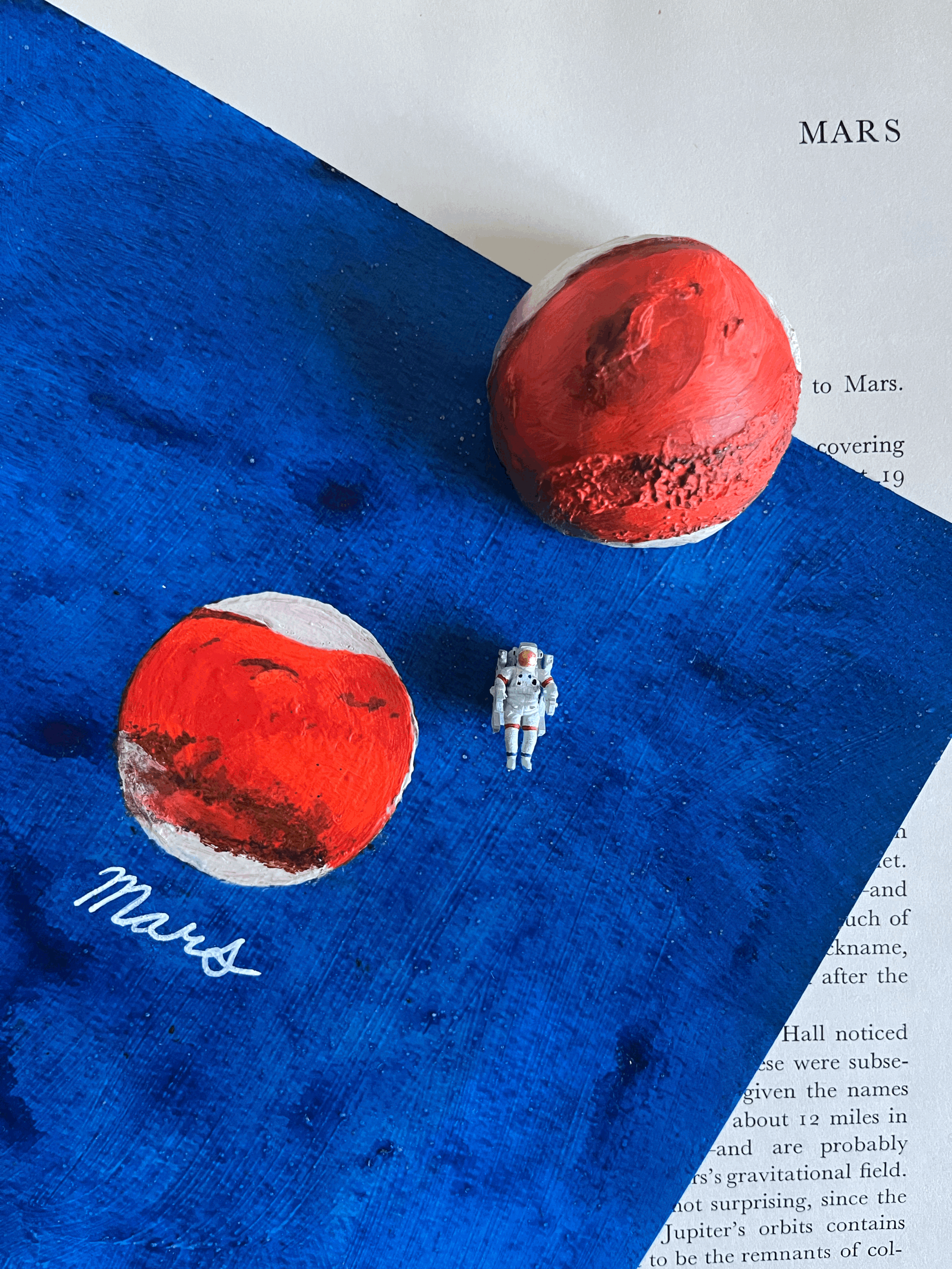 Planet mars- space astronaut- lifestyle photo