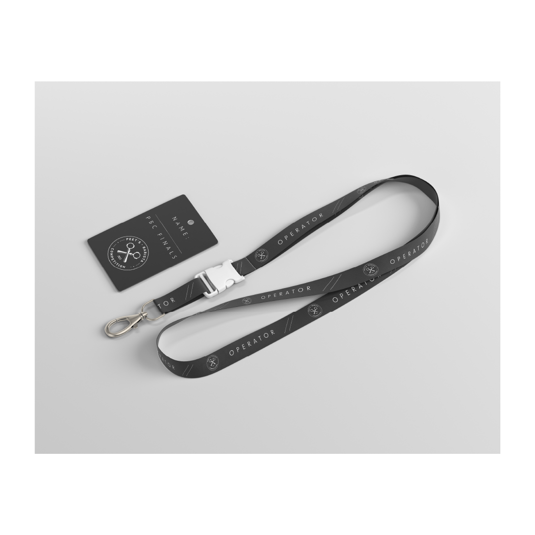 Peet's Barista Competition Lanyard & Badge