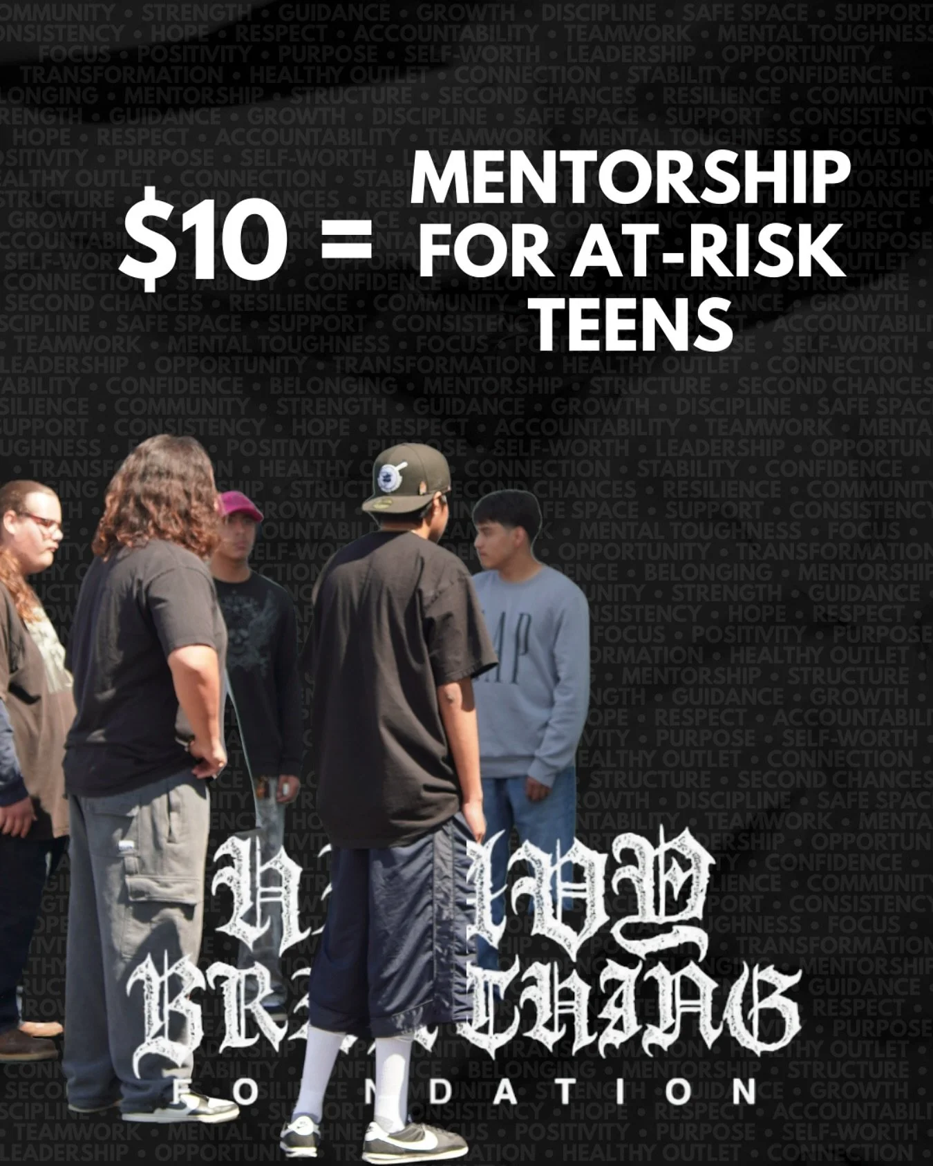 ➡️ $10 goes further than you think.
That ten spot helps us:
- Get donated weights and equipment where they belong—on the ground at schools and community programs.
- Keep coaches in front of students every week, giving structure, accountability