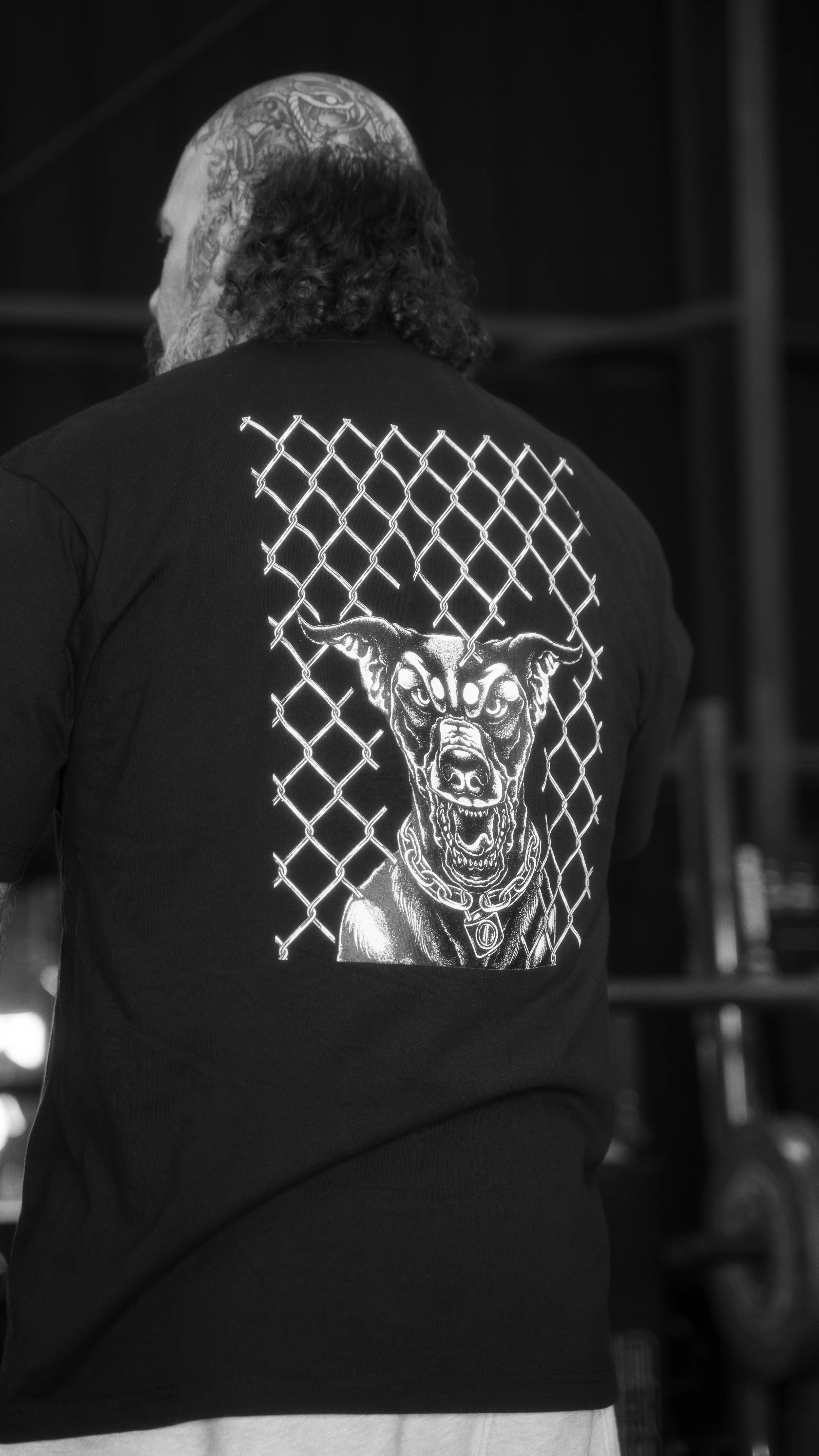 mike back the classic tee black and white.JPG