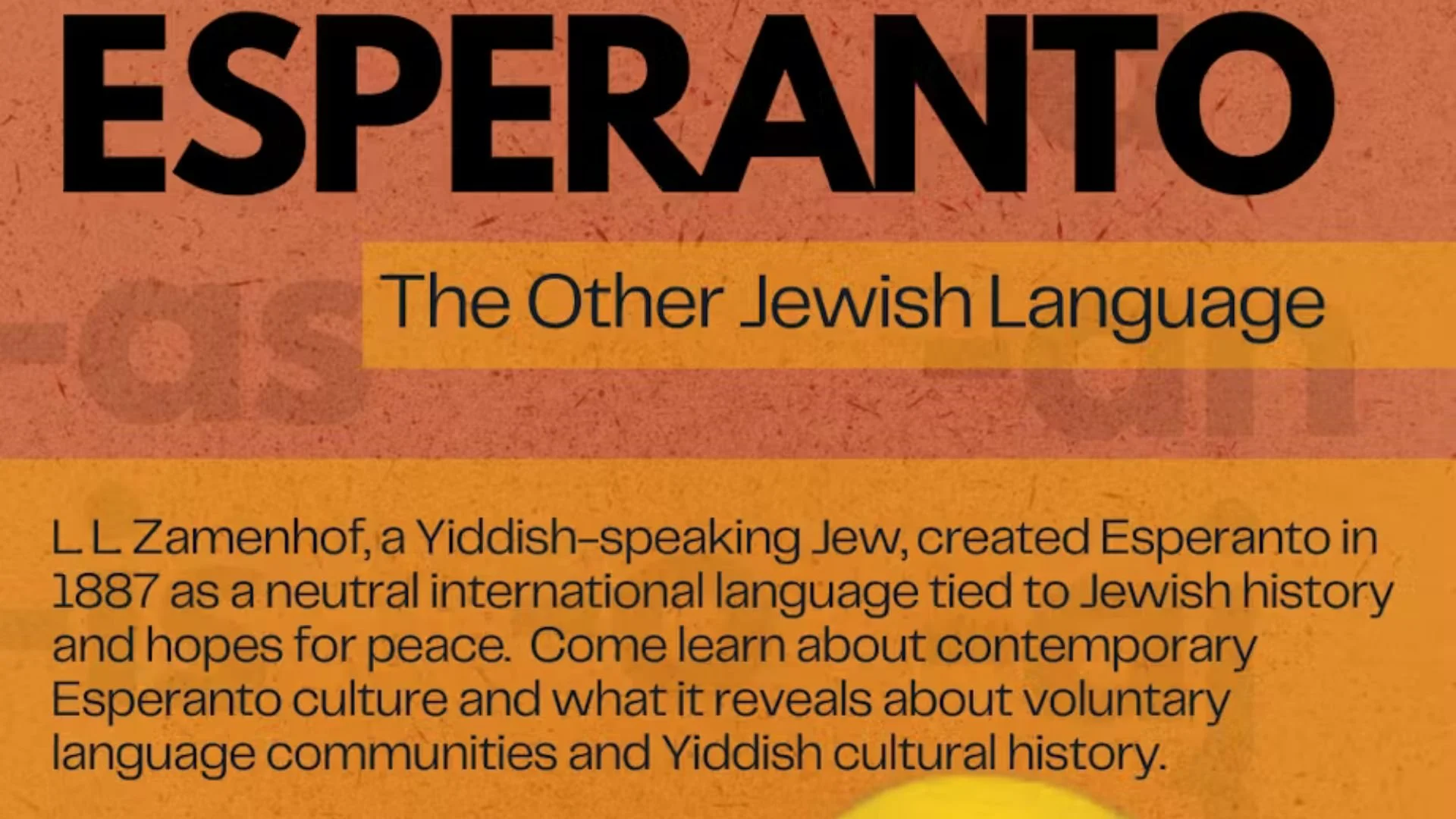 Esperanto: The Other Jewish Language
