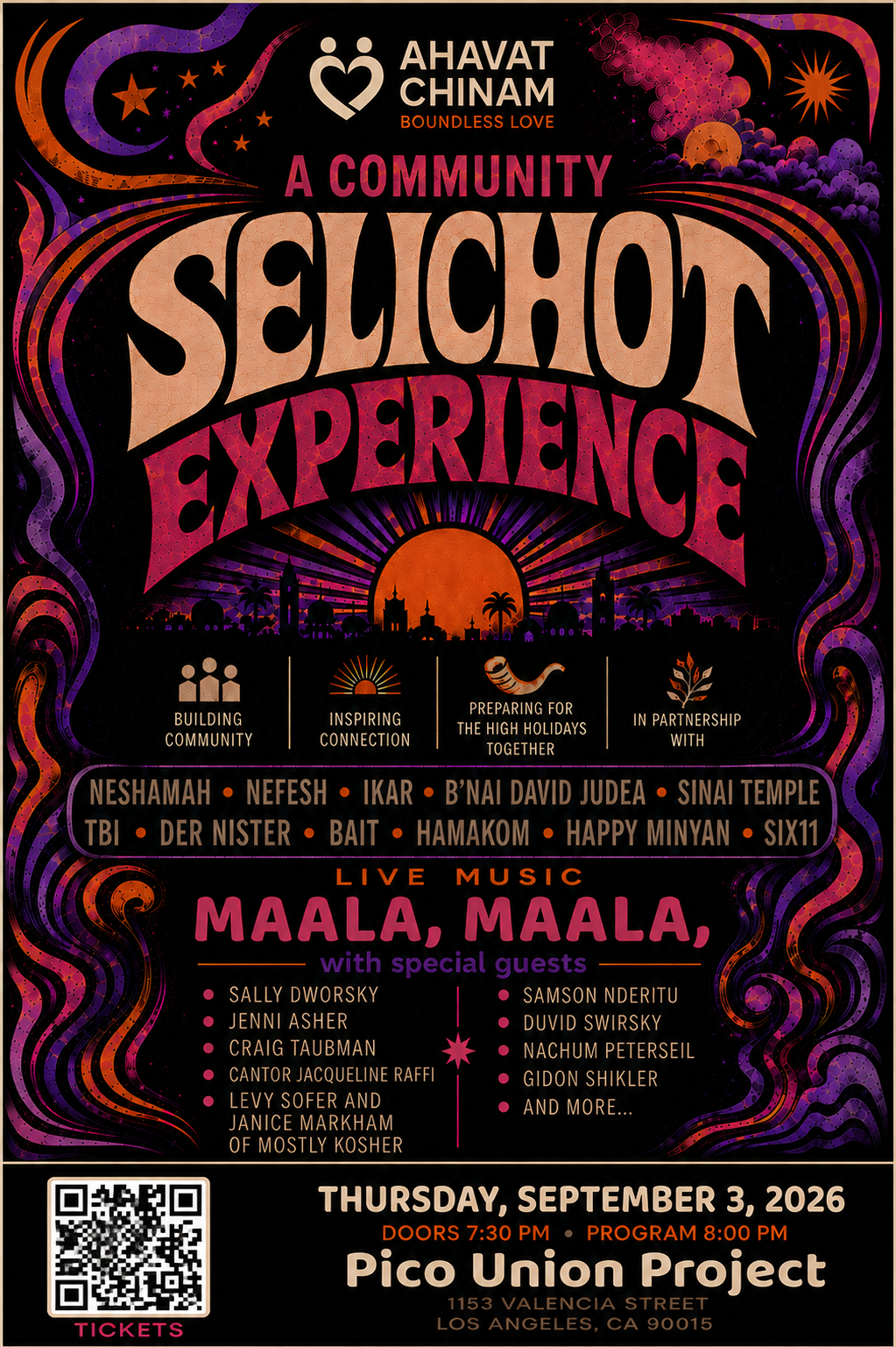 Community Selichot: Ahavat Chinam