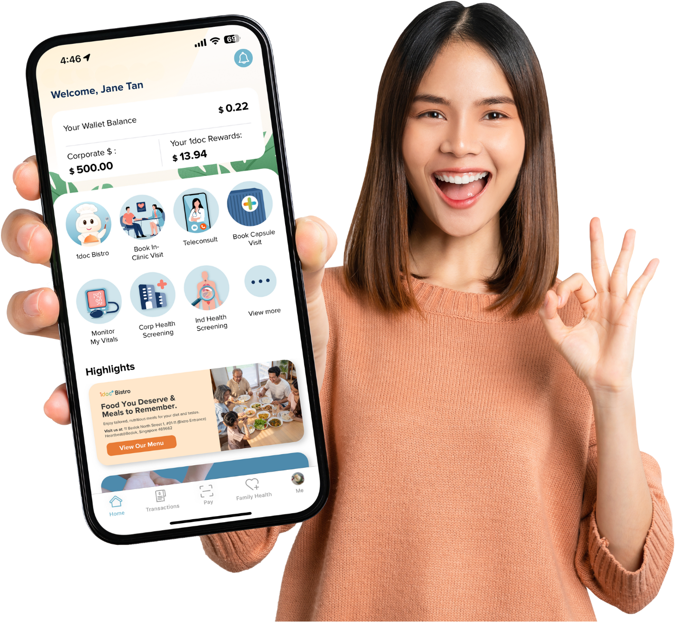 1doc App | Optimize Your Health Today — 1doc