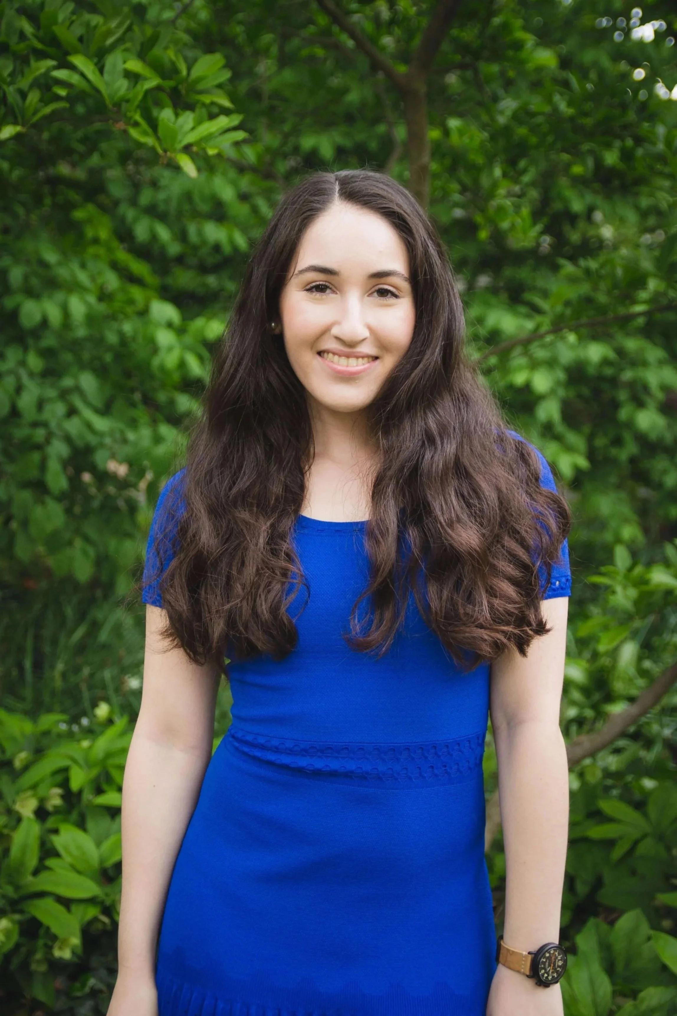 Senior college graduation portrait of a woman at University of Pennsylvania