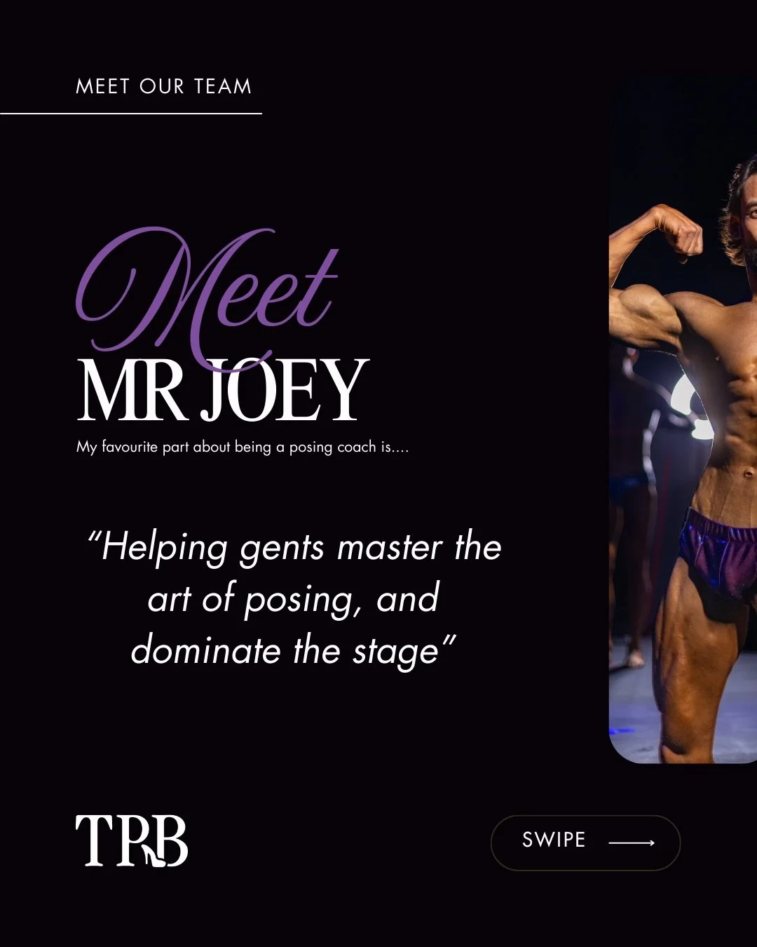 Meet Mr @joeythepowercoach 

💪🏼 Men&rsquo;s posing and women&rsquo;s muscularity coach 
💪🏼 Top 3 FMG men&rsquo;s fitness
💪🏼 Online coach
💪🏼 Snowboarder 🏂 
💪🏼 Can&rsquo;t walk past a mirror without posing 

Joey is ready to get you looking 