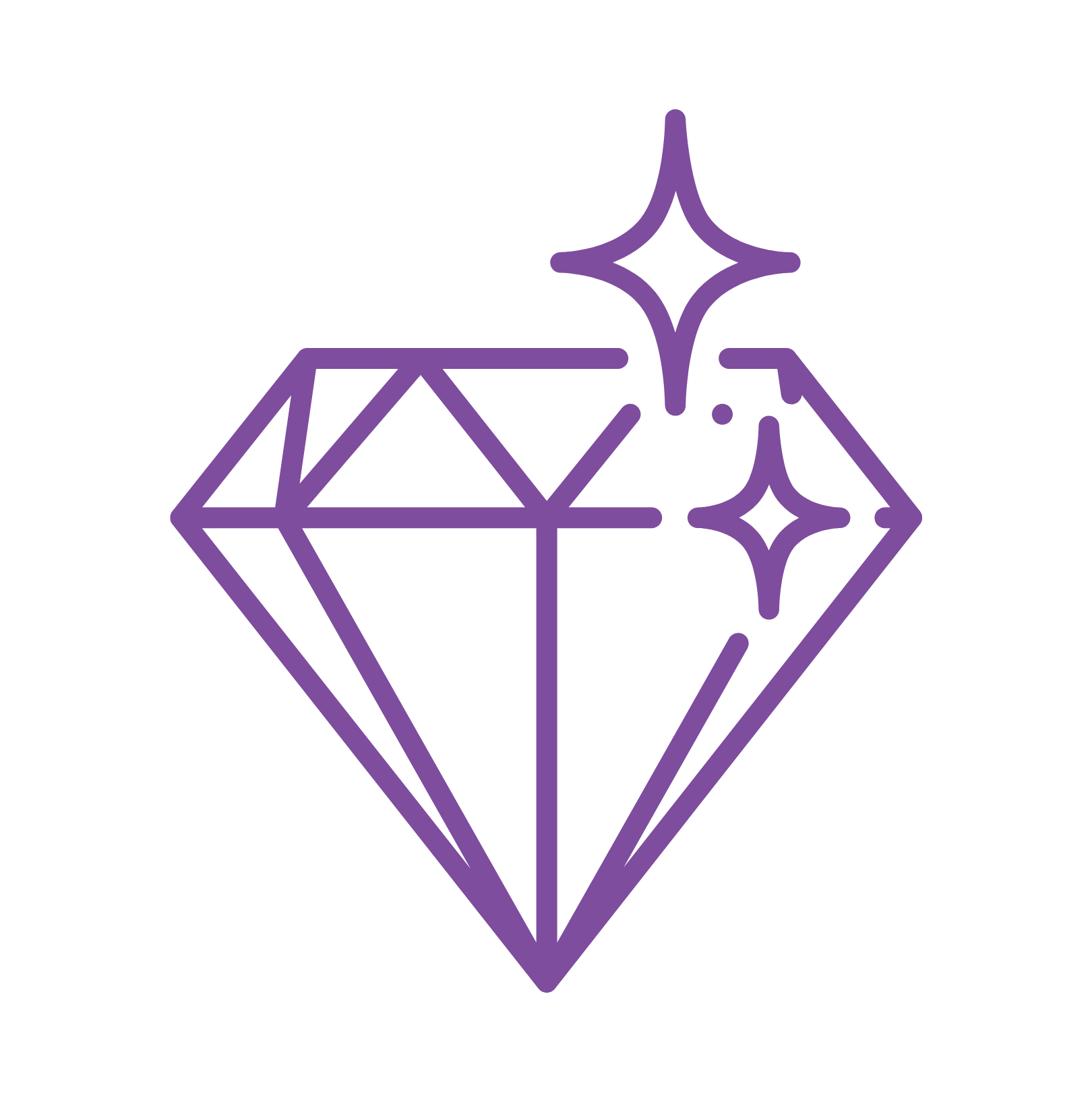 Diamond Icon that represents the professional posing standards The Posing Boutique has.