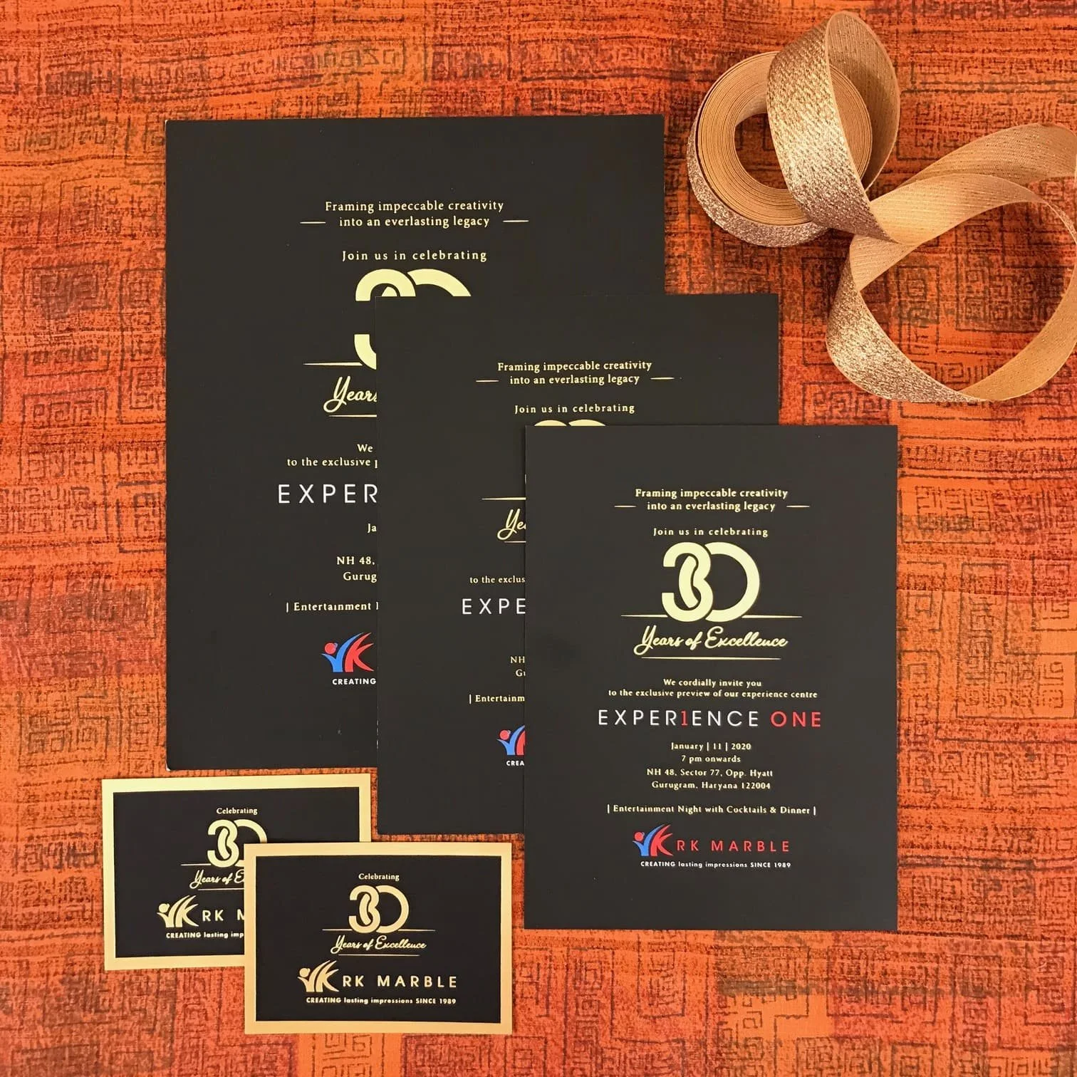 RK Marble Invitation