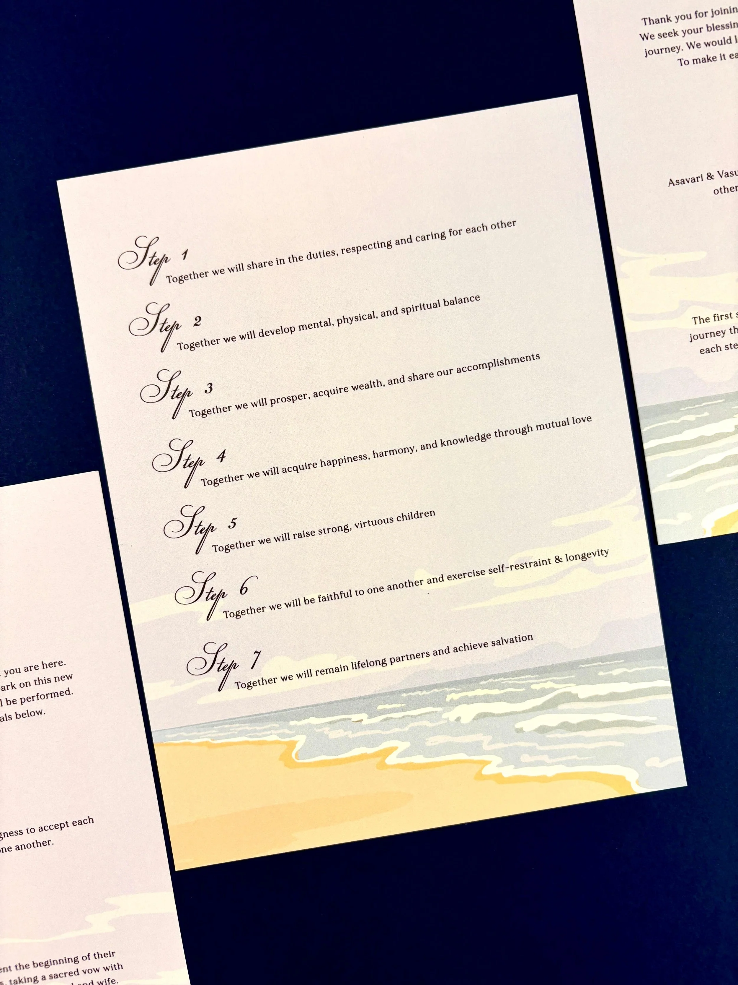 Hindu Ceremony Card (Abridged)