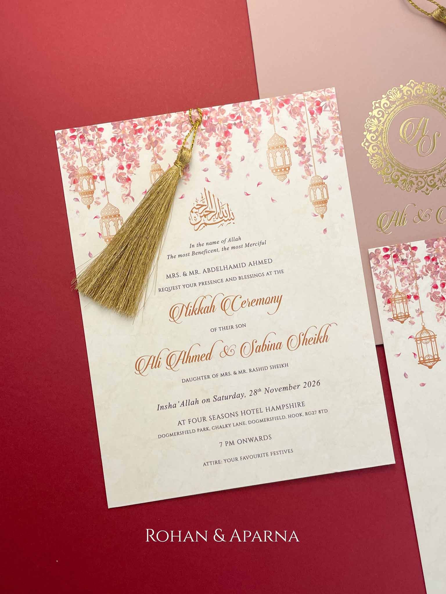 Nikkah Celebration with Tassle Wedding Invitation-2.jpg