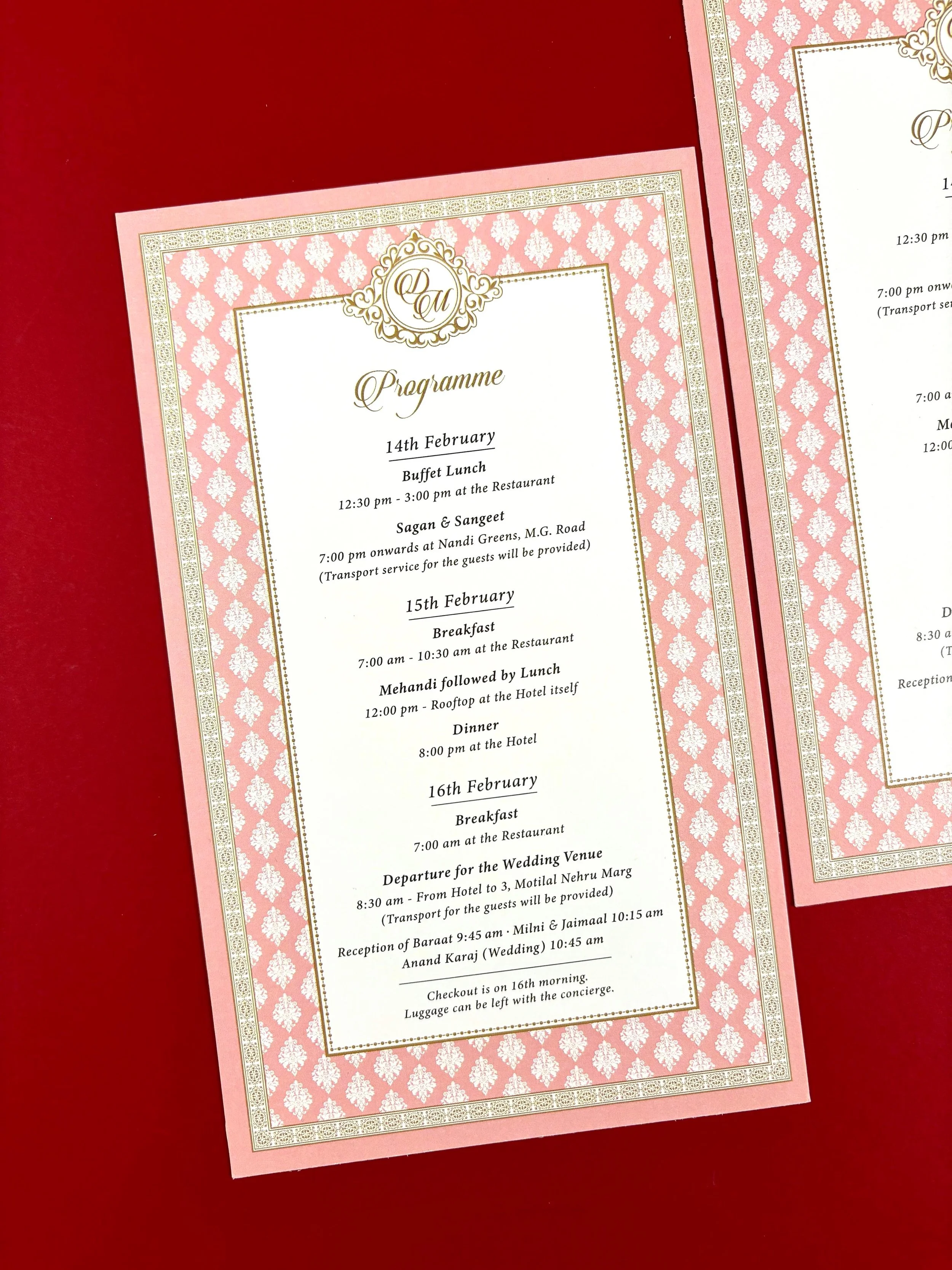 Welcome Note & Itinerary