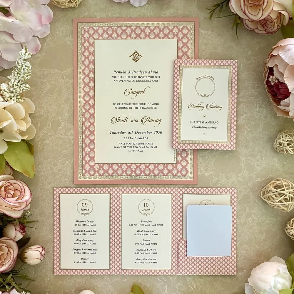 Room Key Holder with Itinerary