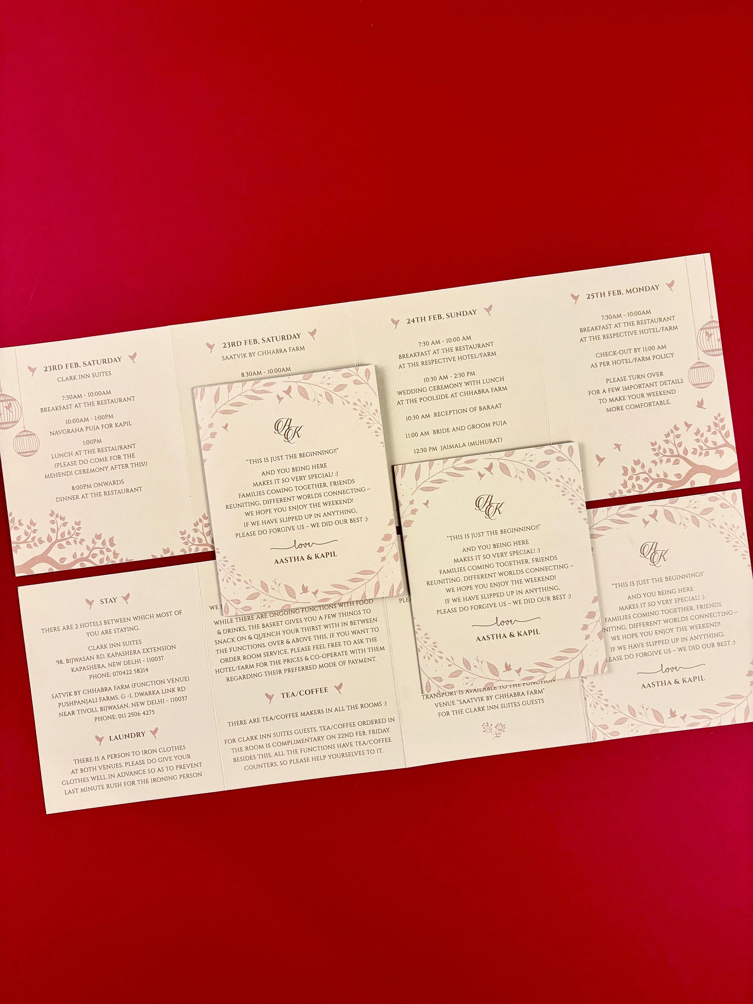 Welcome Note & Itinerary