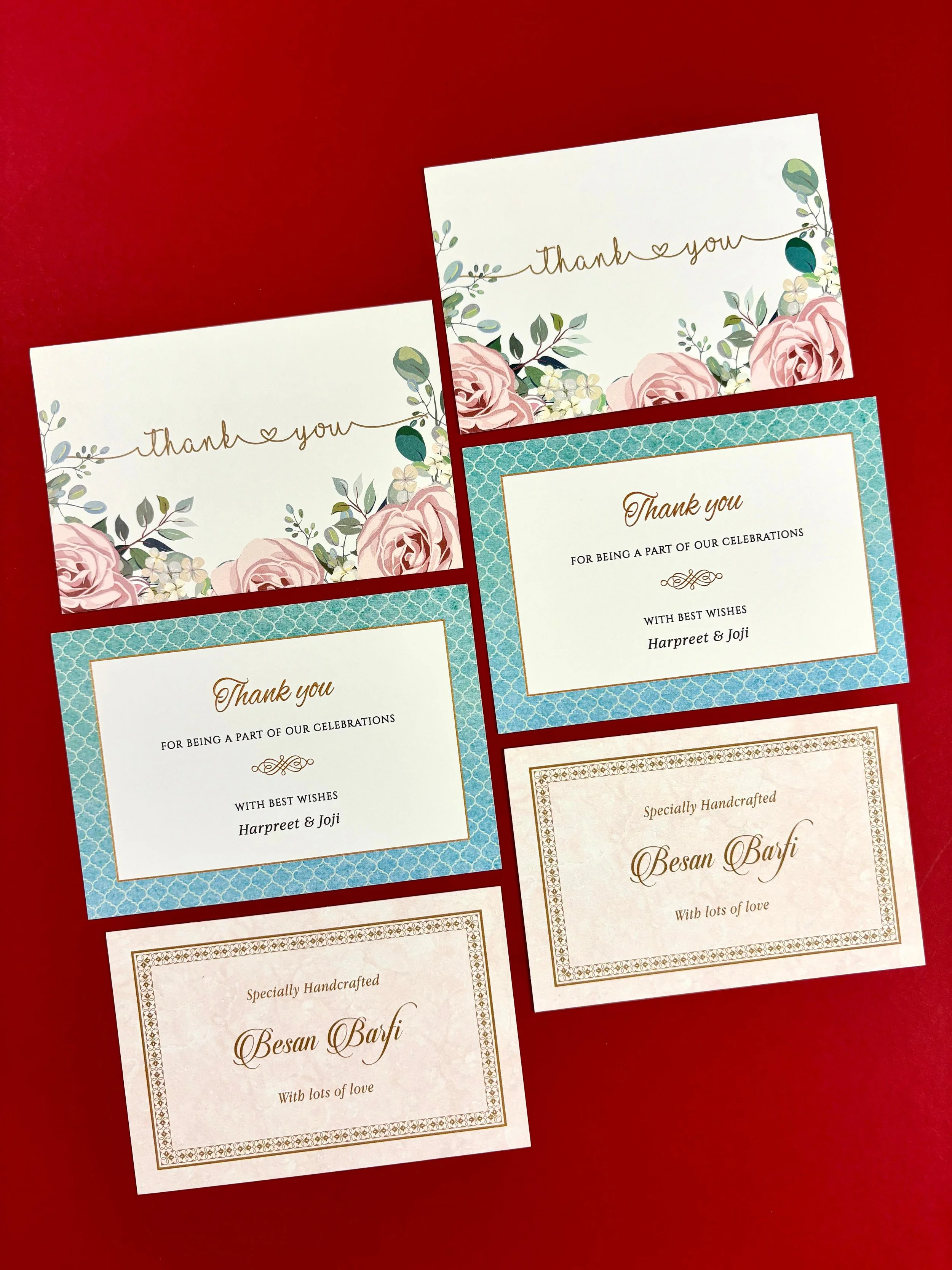 Thank You Note Printed