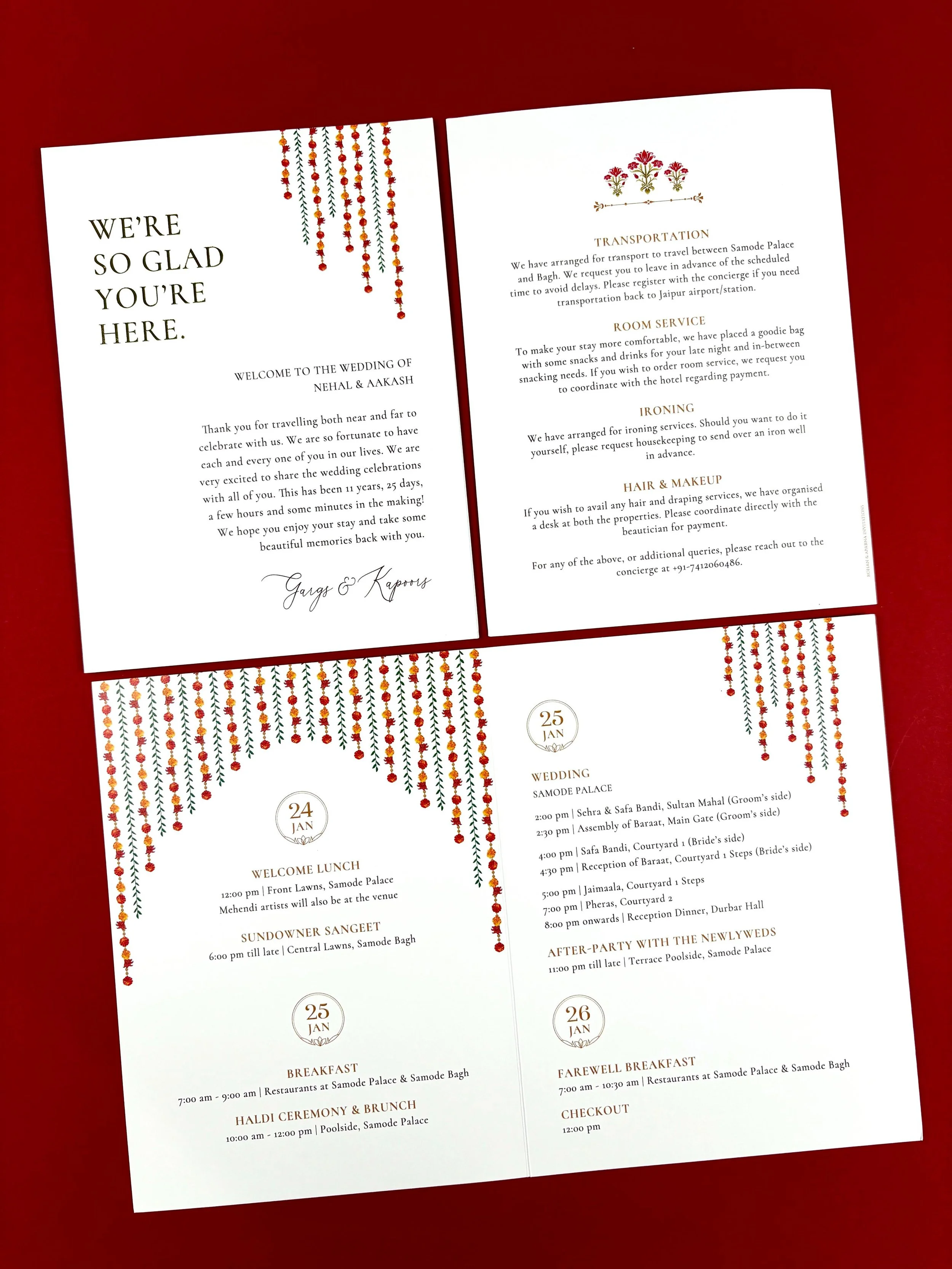 Welcome Note & Itinerary