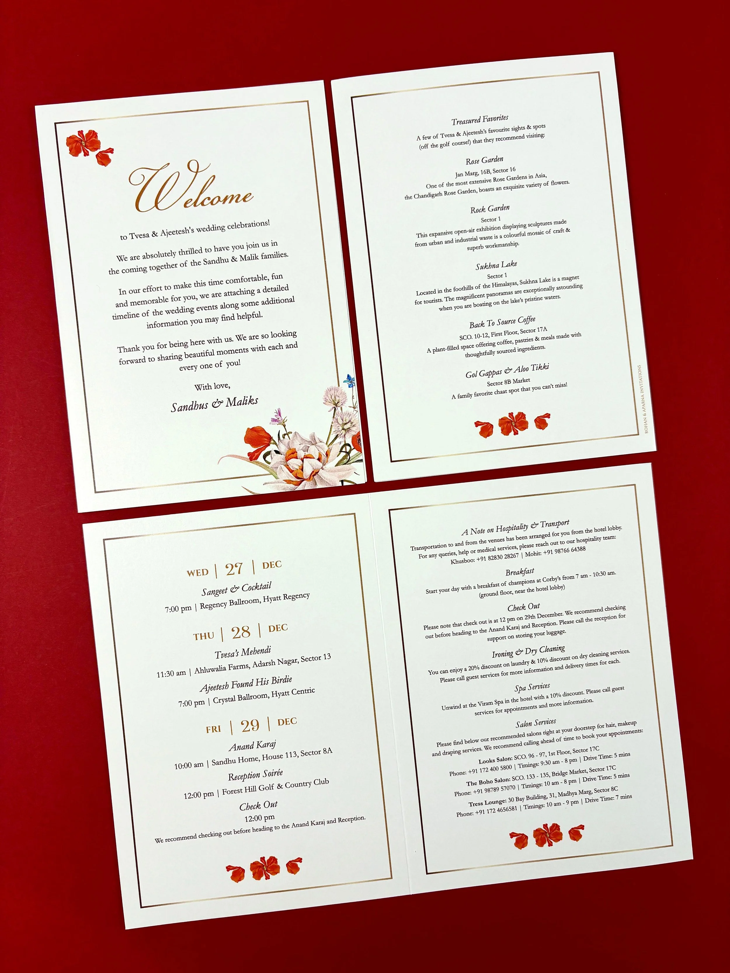 Welcome Note & Itinerary