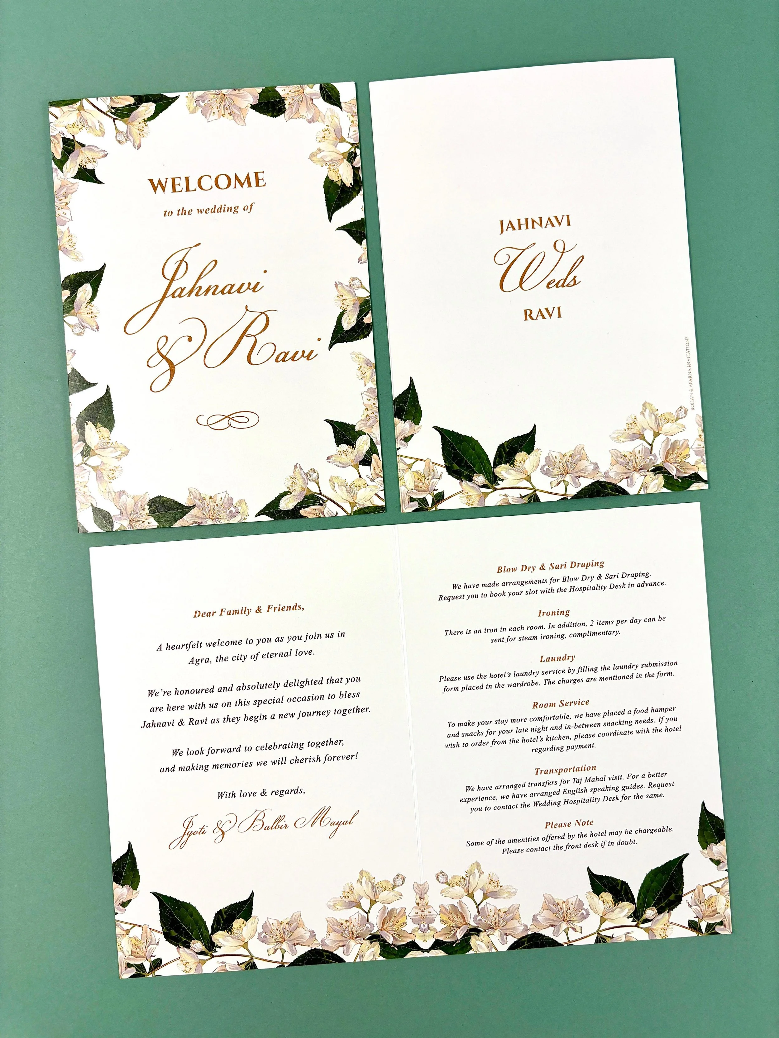 Welcome Note & Itinerary