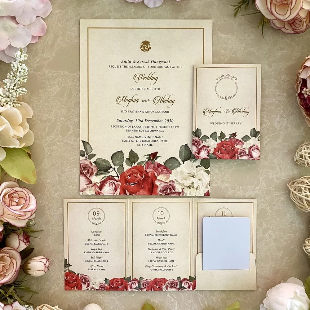 Room Key Holder with Itinerary