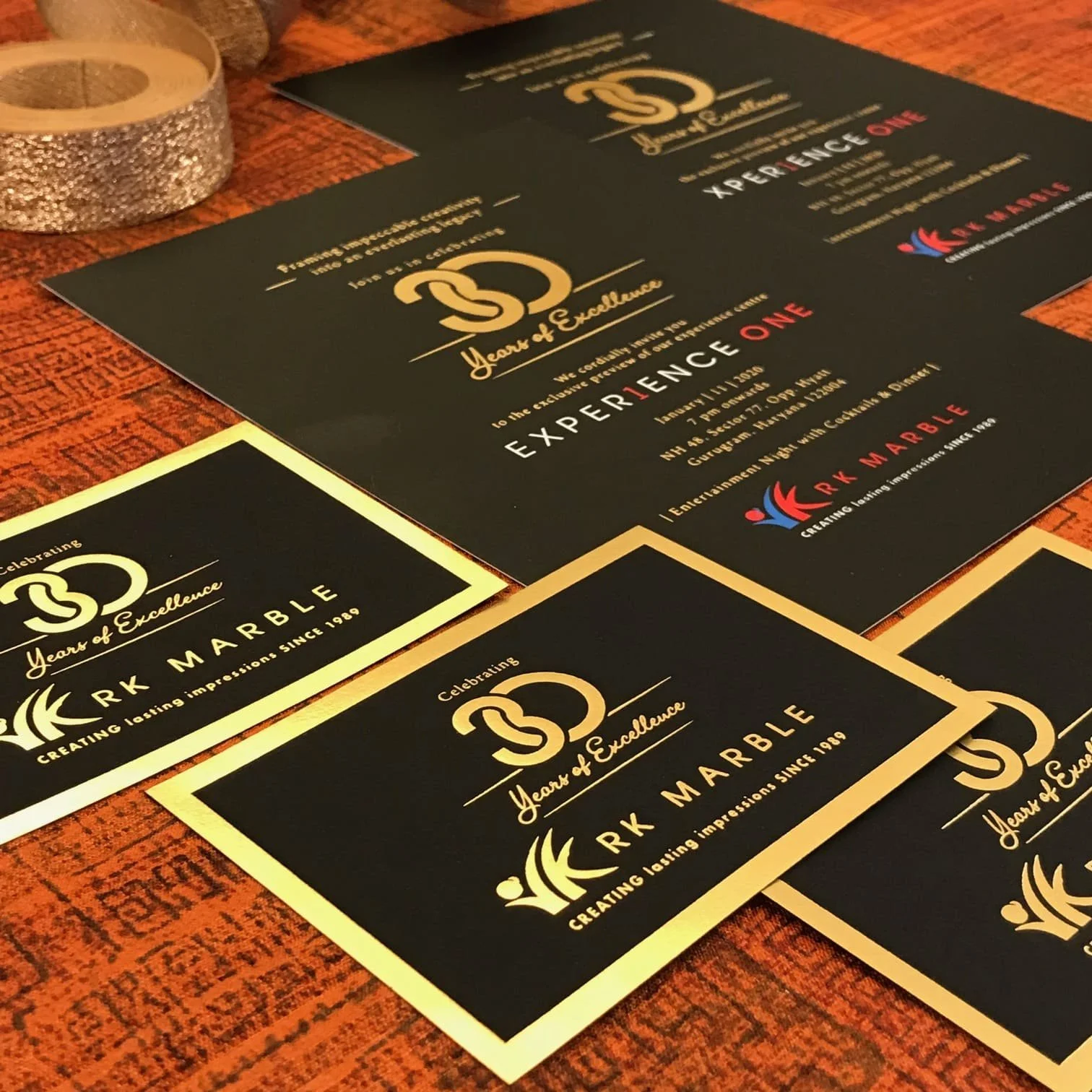 RK Marble Invitation